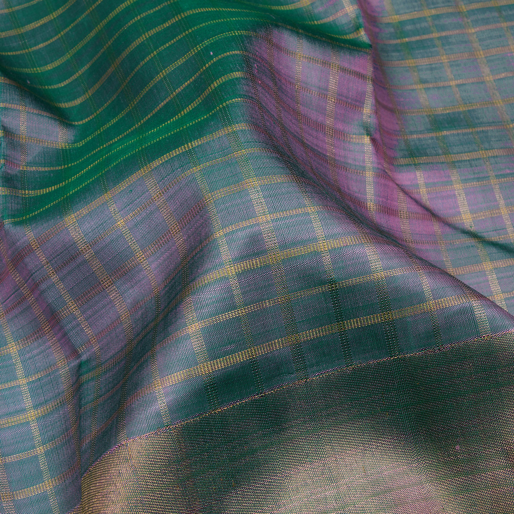 Kanakavalli Kanjivaram Silk Sari 23-611-HS001-06305 - Fabric View