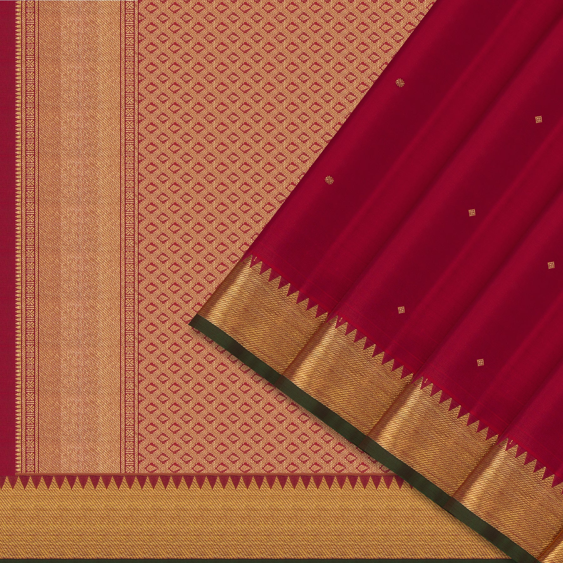 Kanakavalli Kanjivaram Silk Sari 23-611-HS001-07132 - Cover View