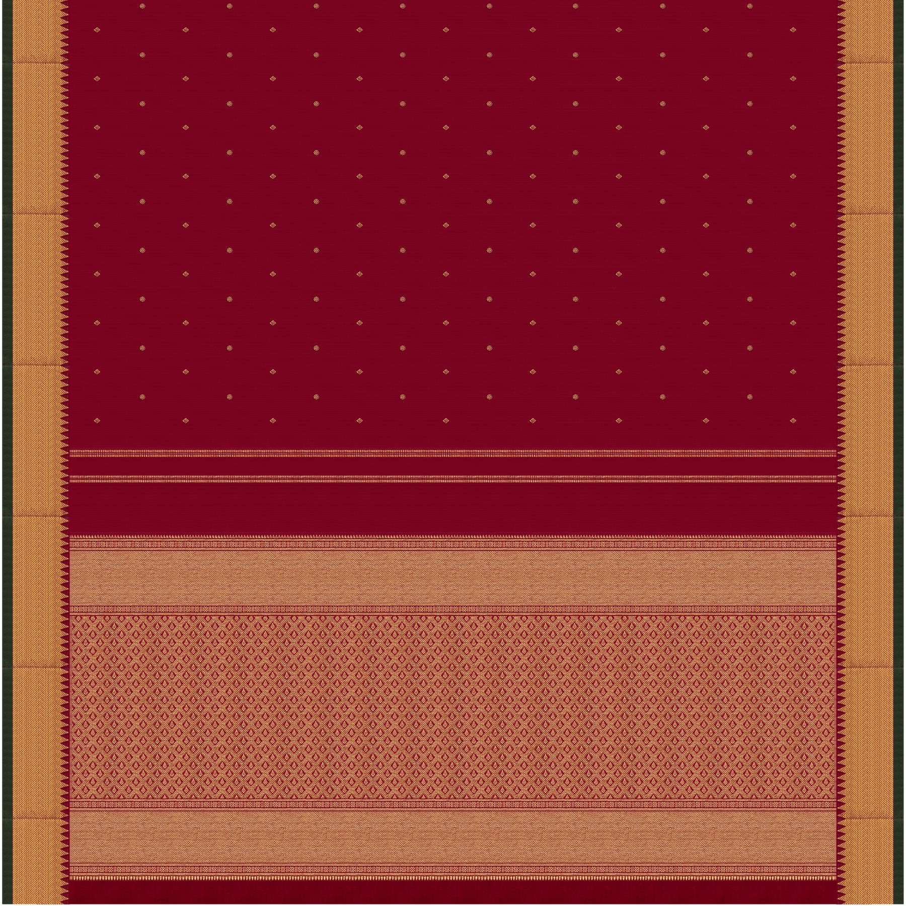 Kanakavalli Kanjivaram Silk Sari 23-611-HS001-07132 - Full View