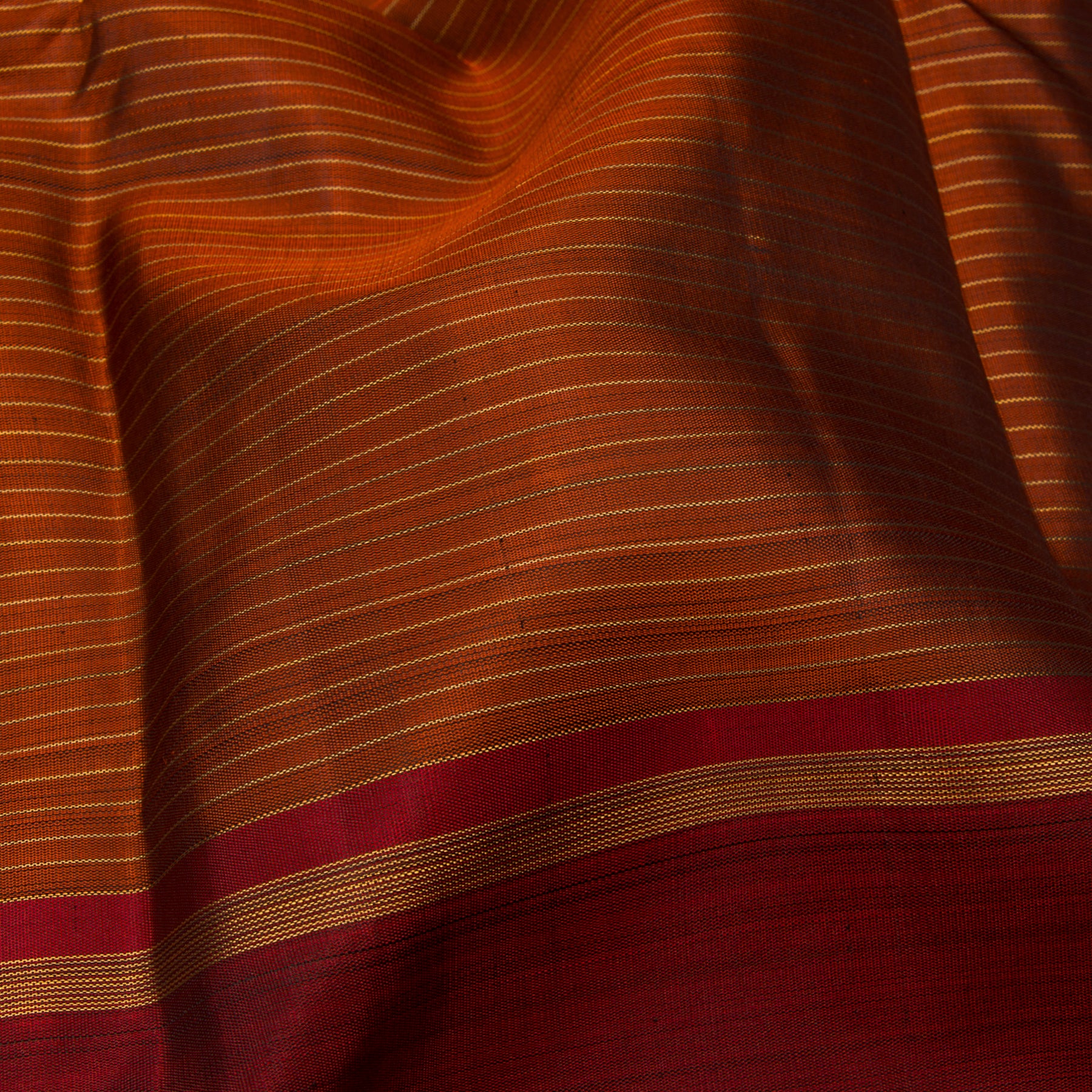 Kanakavalli Kanjivaram Silk Sari 23-611-HS001-09155 - Fabric View