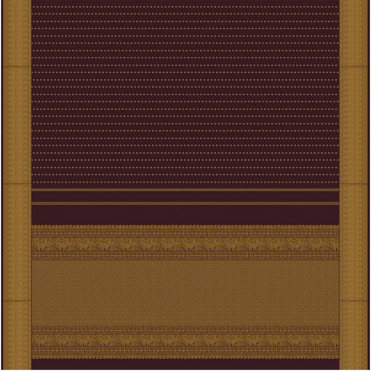Kanakavalli Kanjivaram Silk Sari 23-611-HS001-09164 - Full View