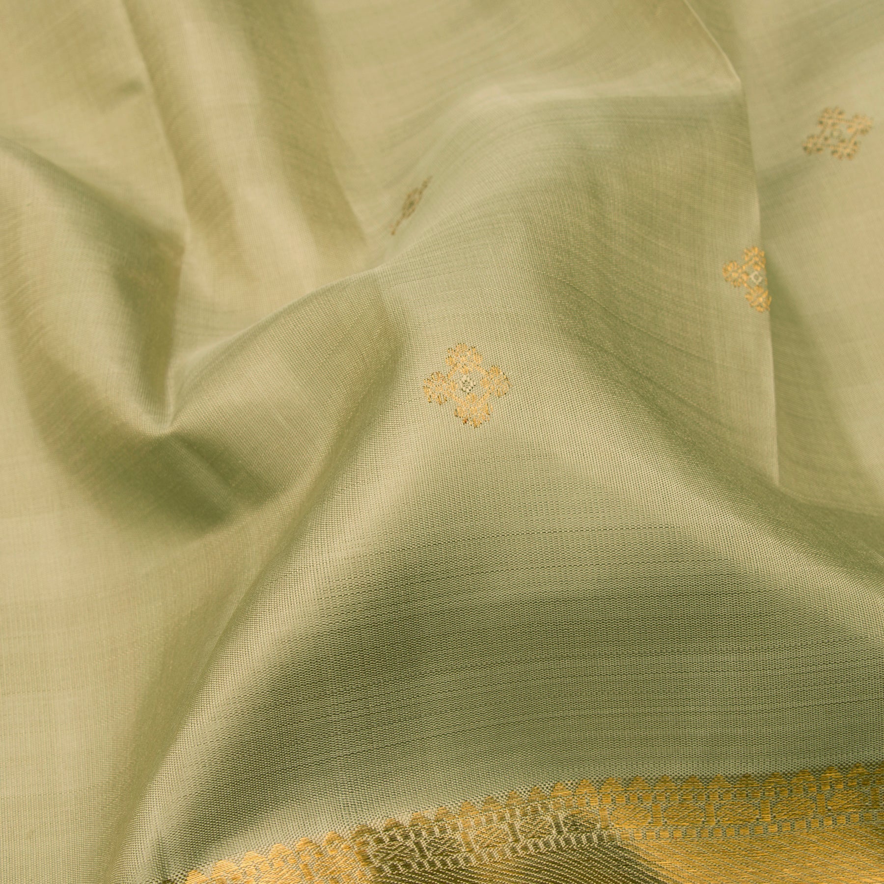 Kanakavalli Kanjivaram Silk Sari 23-611-HS001-09170 - Fabric View