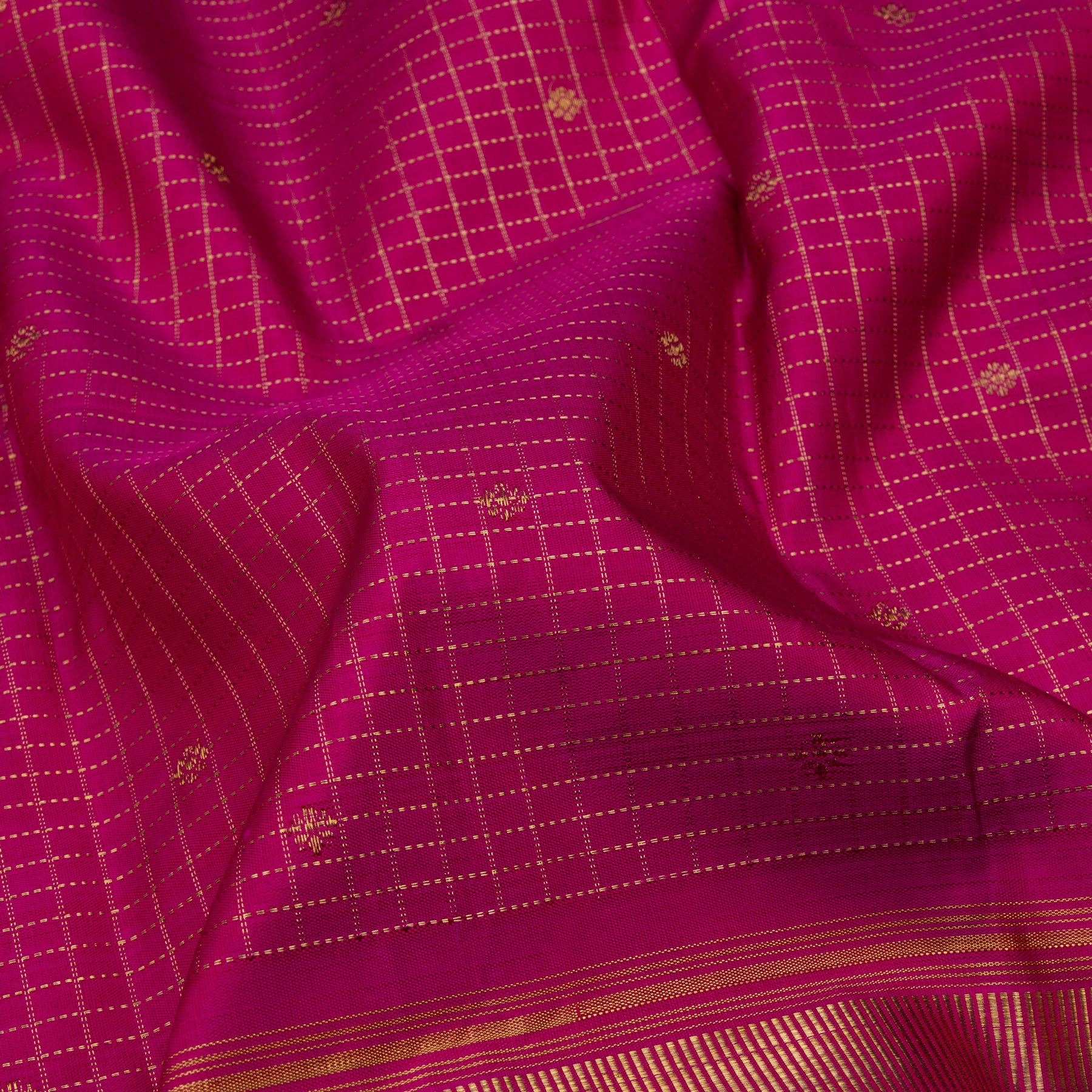 Kanakavalli Kanjivaram Silk Sari 23-611-HS001-09904 - Fabric View