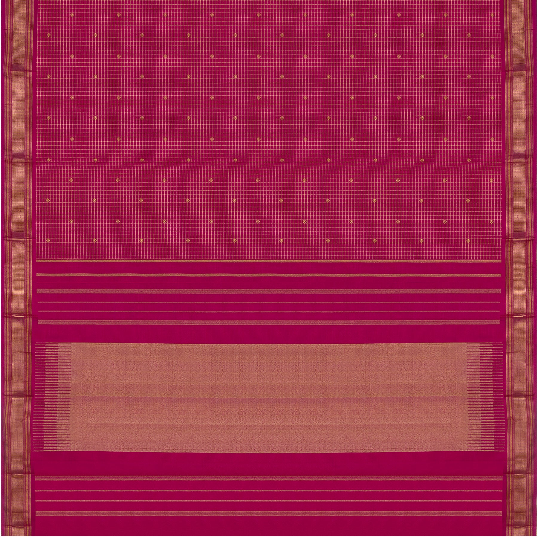 Kanakavalli Kanjivaram Silk Sari 23-611-HS001-09904 - Full View