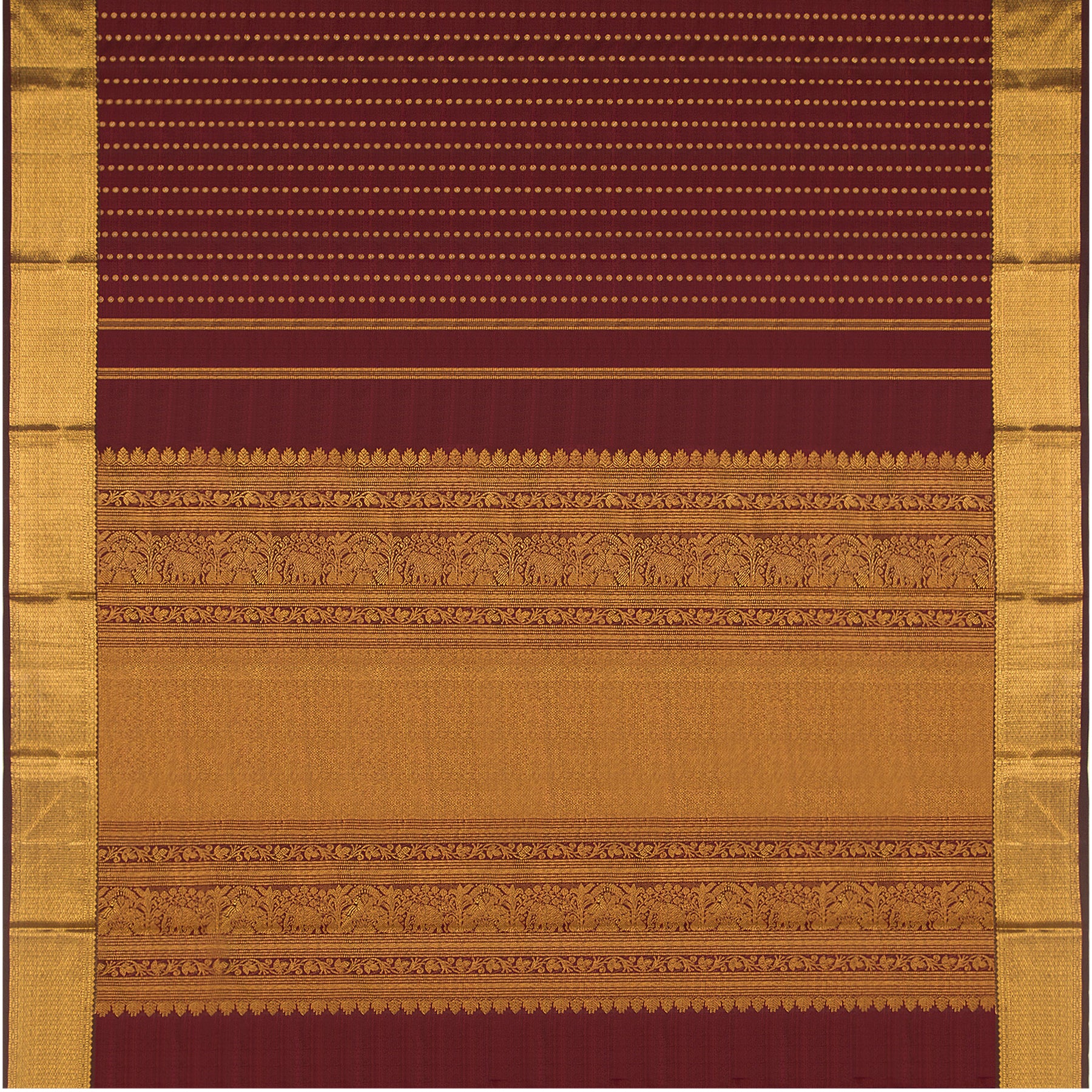 Kanakavalli Kanjivaram Silk Sari 23-611-HS001-11732 - Full View