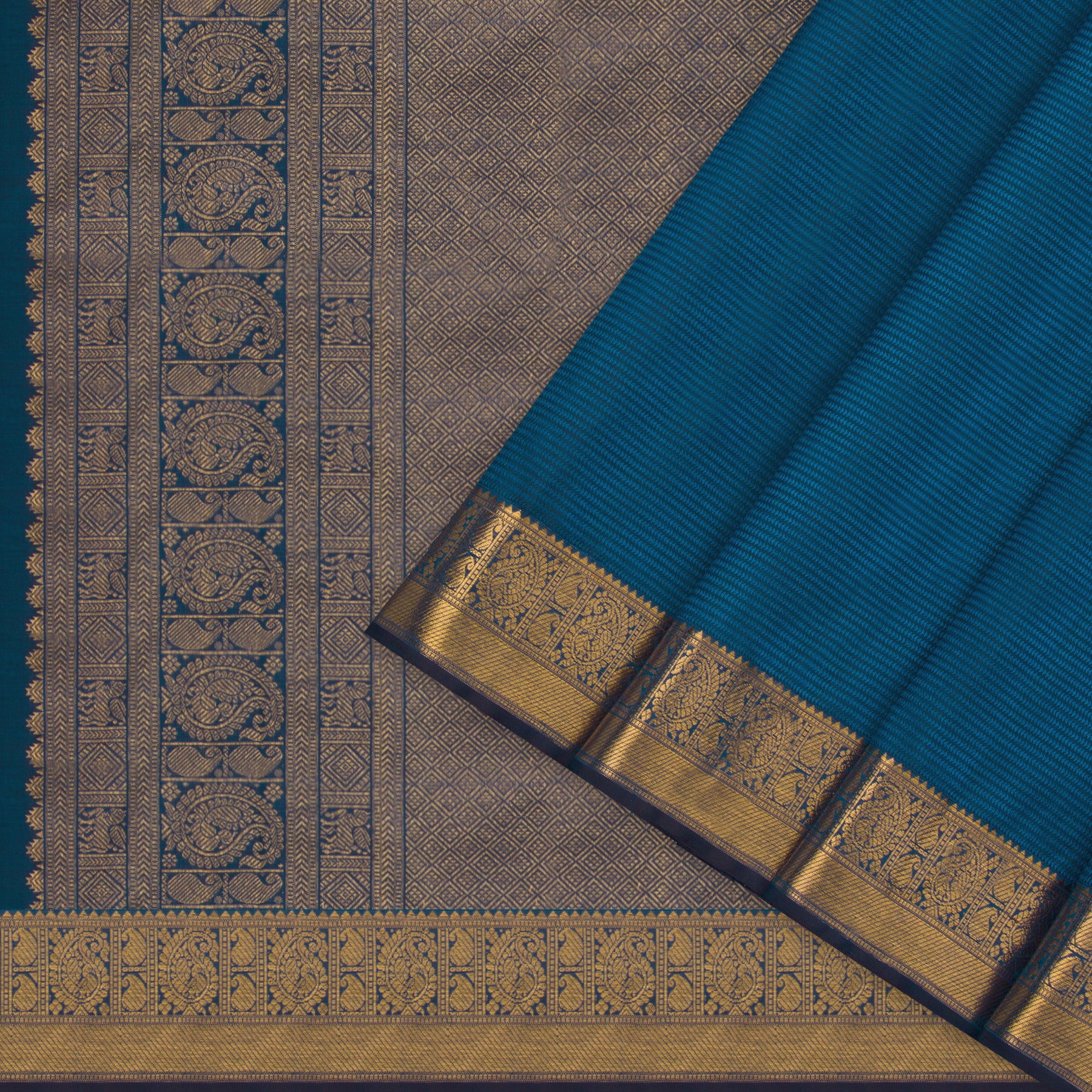 Kanakavalli Kanjivaram Silk Sari 23-611-HS001-12921 - Cover View