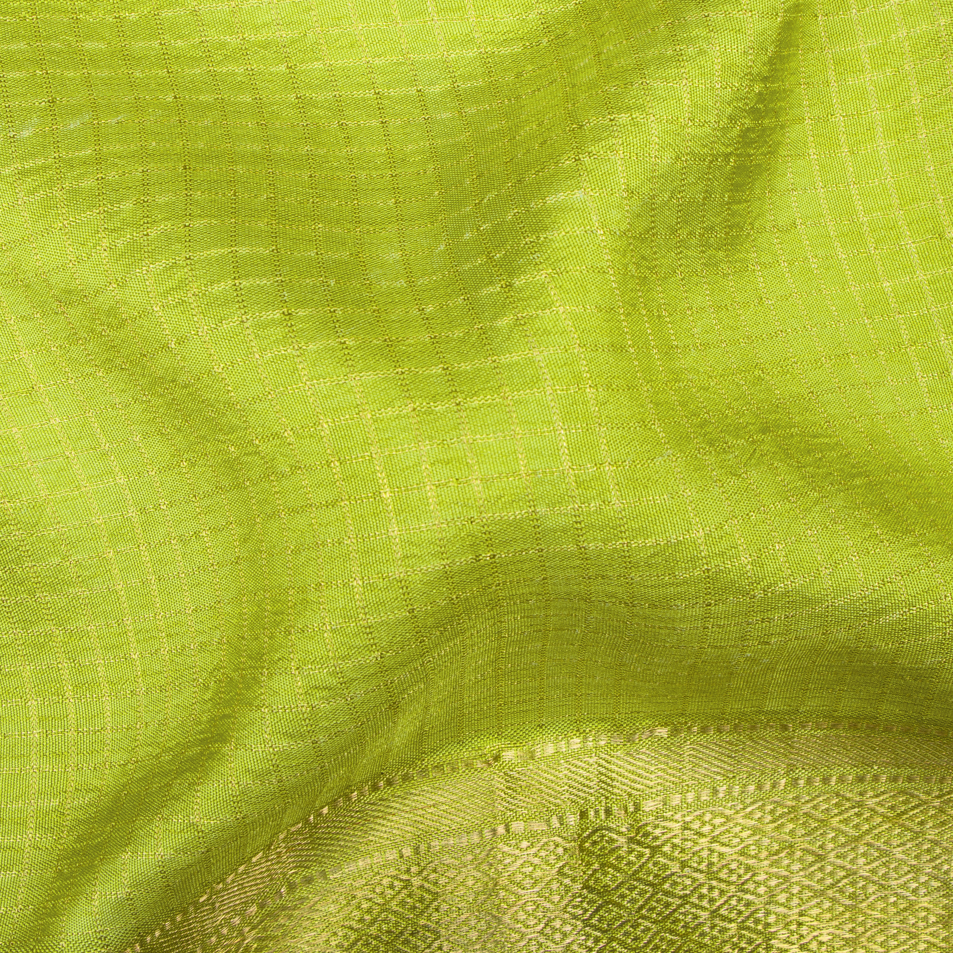 Kanakavalli Kanjivaram Silk Sari 23-611-HS001-13297 - Fabric View