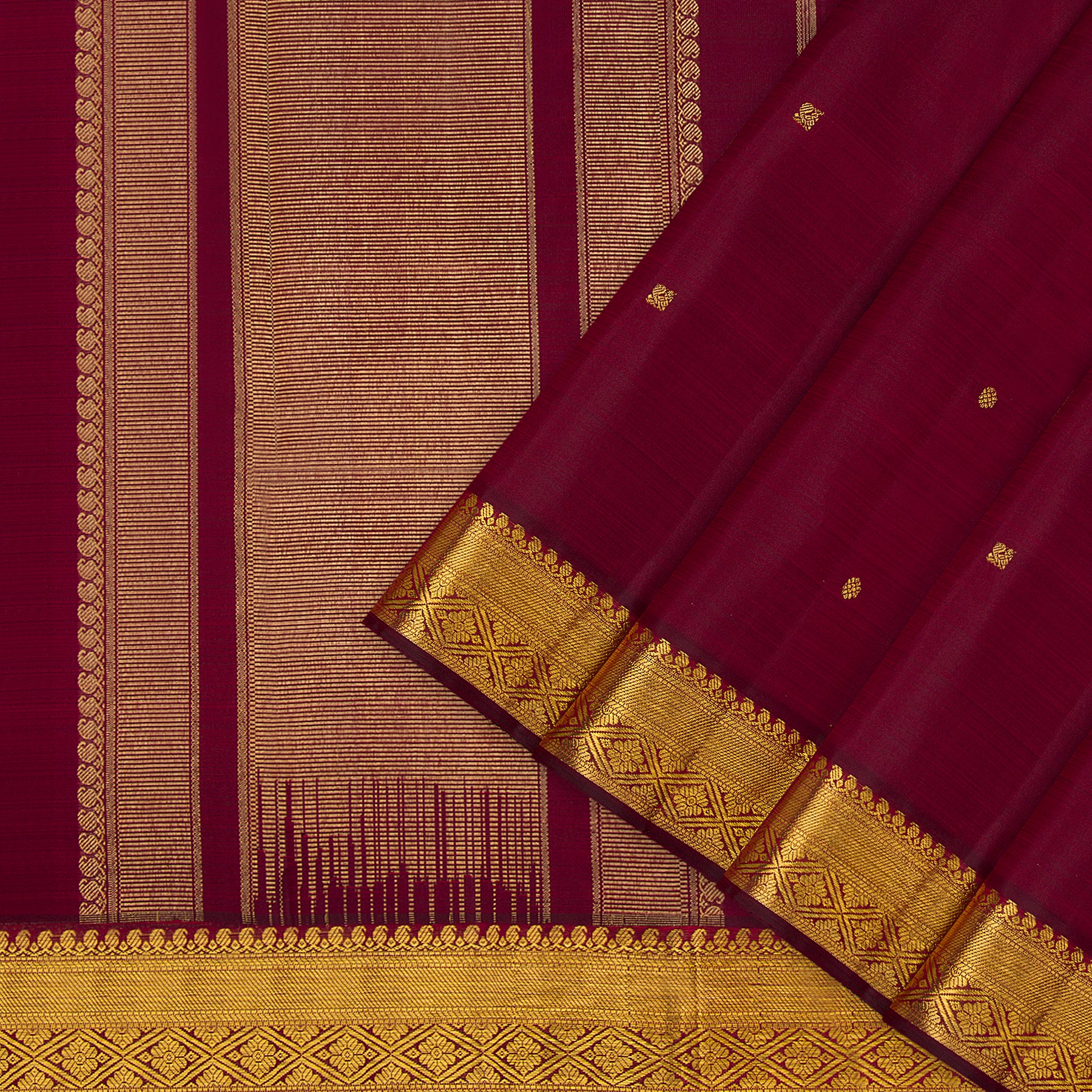 Kanakavalli Kanjivaram Silk Sari 23-611-HS001-14472 - Cover View
