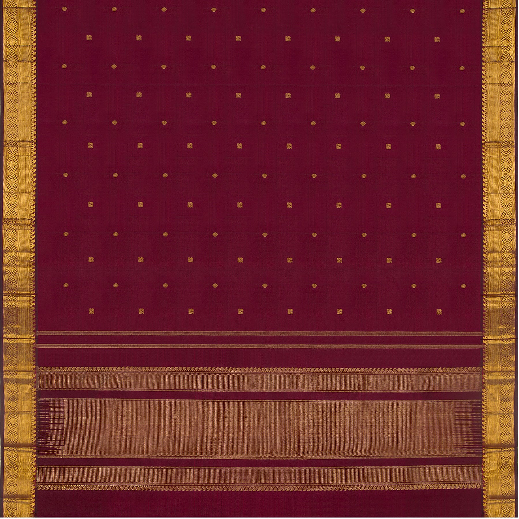 Kanakavalli Kanjivaram Silk Sari 23-611-HS001-14472 - Full View
