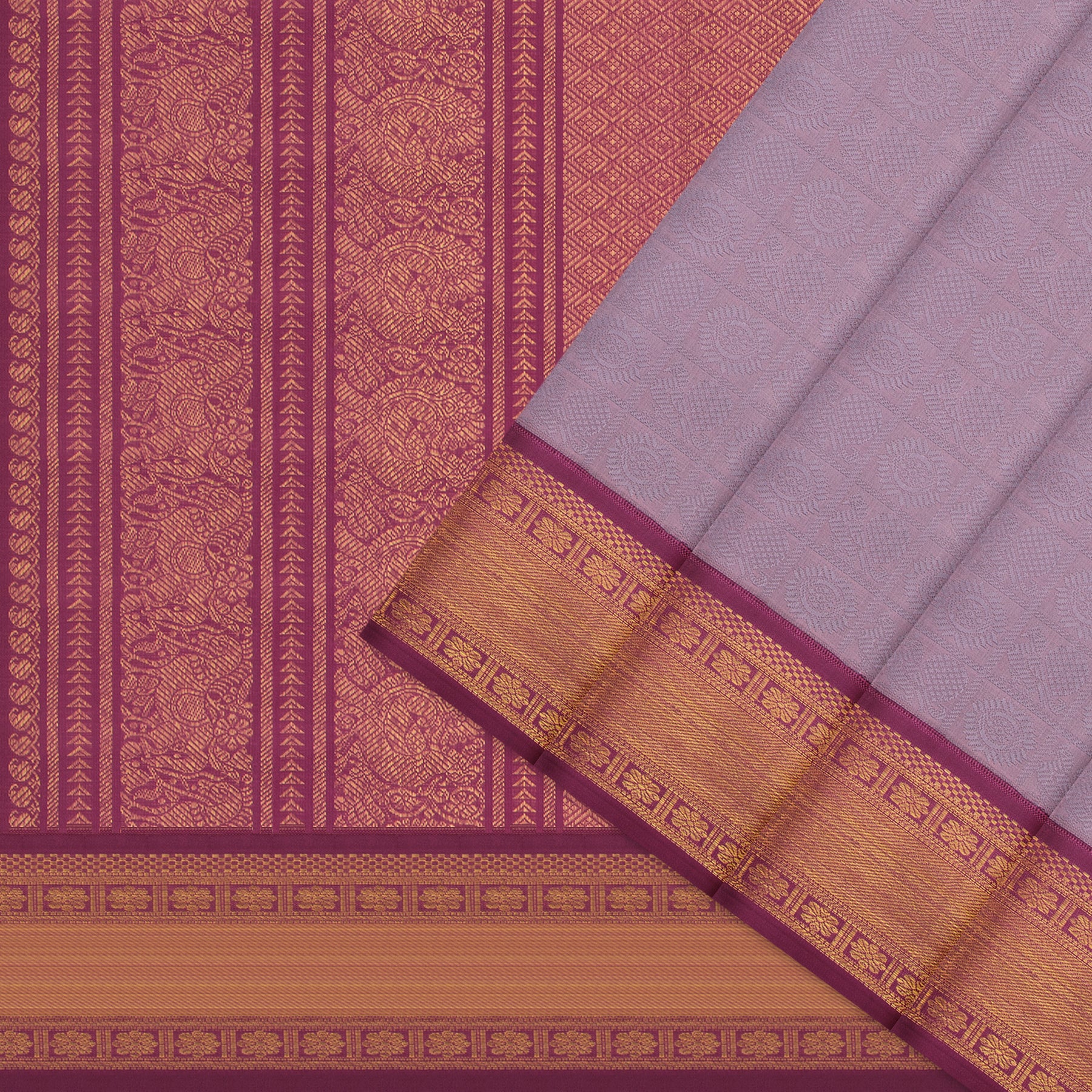 Kanakavalli Kanjivaram Silk Sari 23-611-HS001-14481 - Cover View