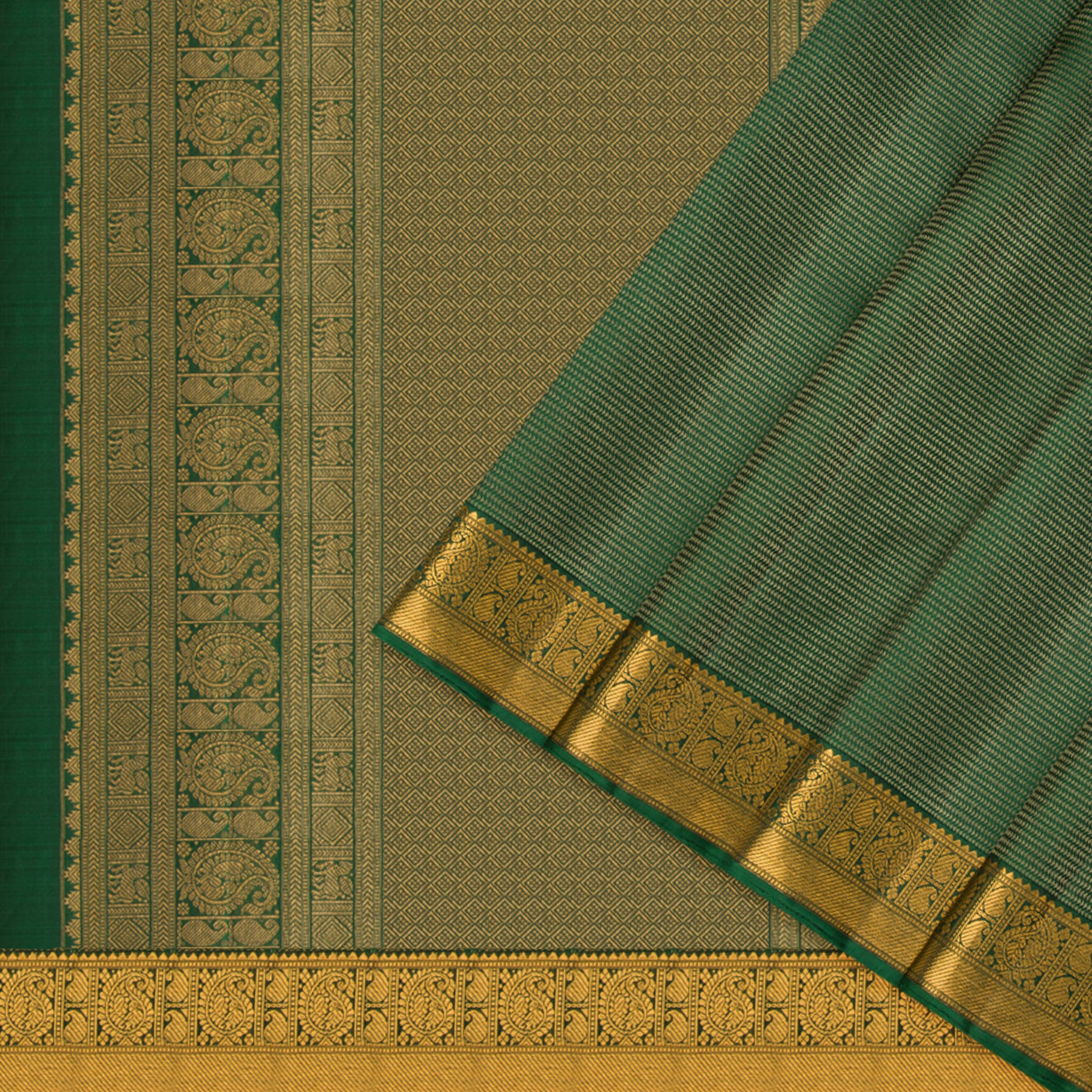 Kanakavalli Kanjivaram Silk Sari 23-611-HS001-14482 - Cover View