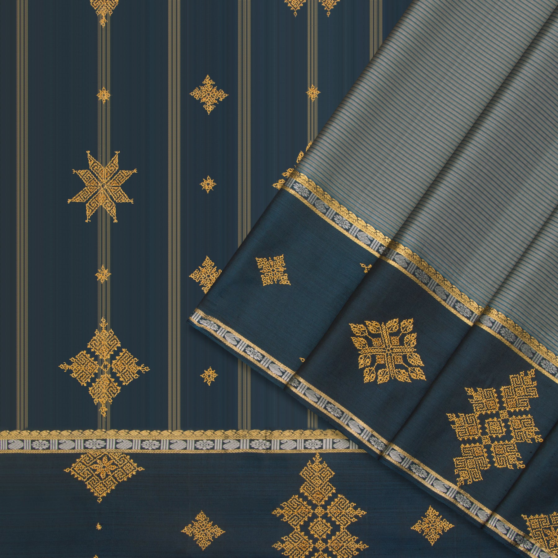Kanakavalli Kanjivaram Silk Sari 23-611-HS001-14488 - Cover View
