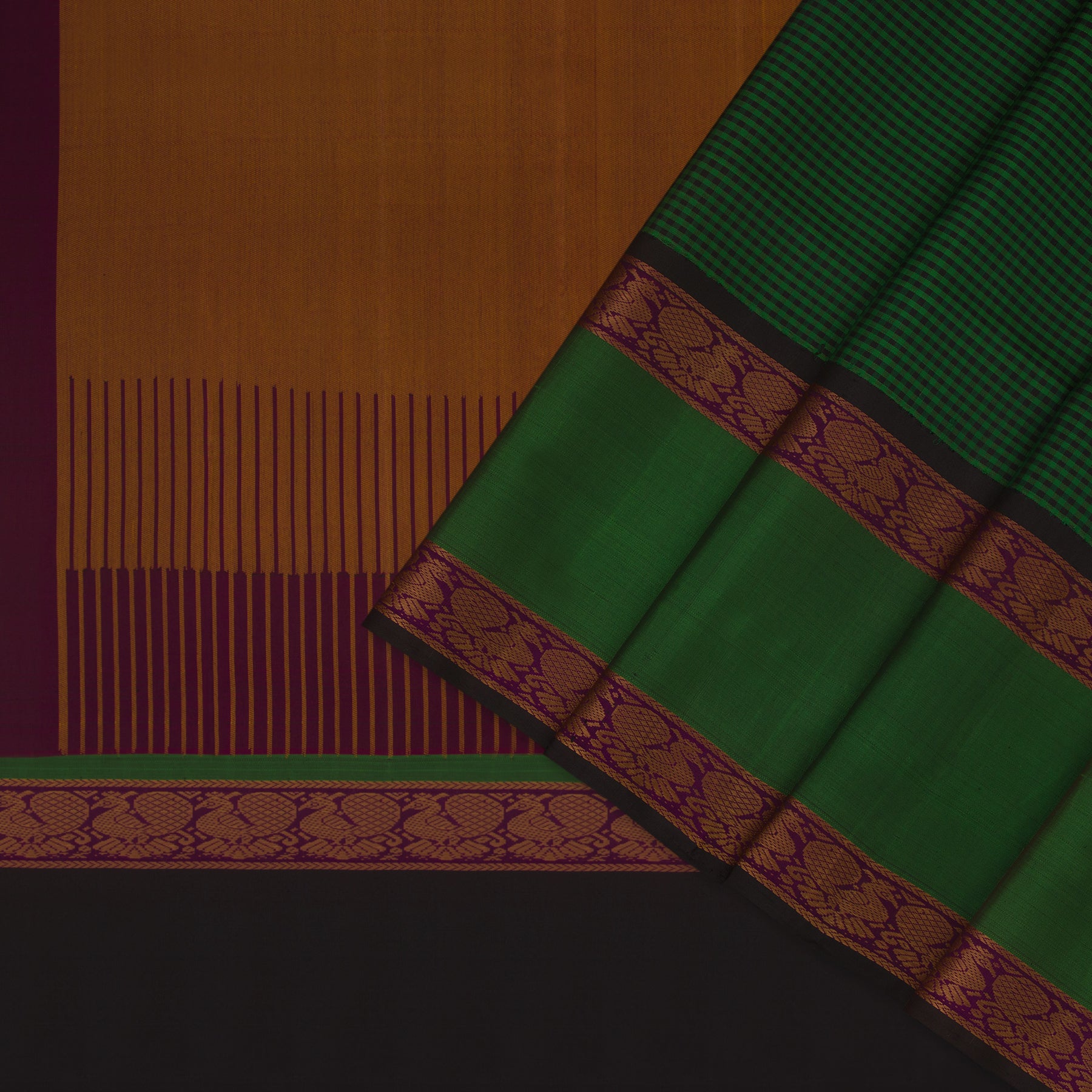 Kanakavalli Kanjivaram Silk Sari 23-613-HS001-02206 - Cover View