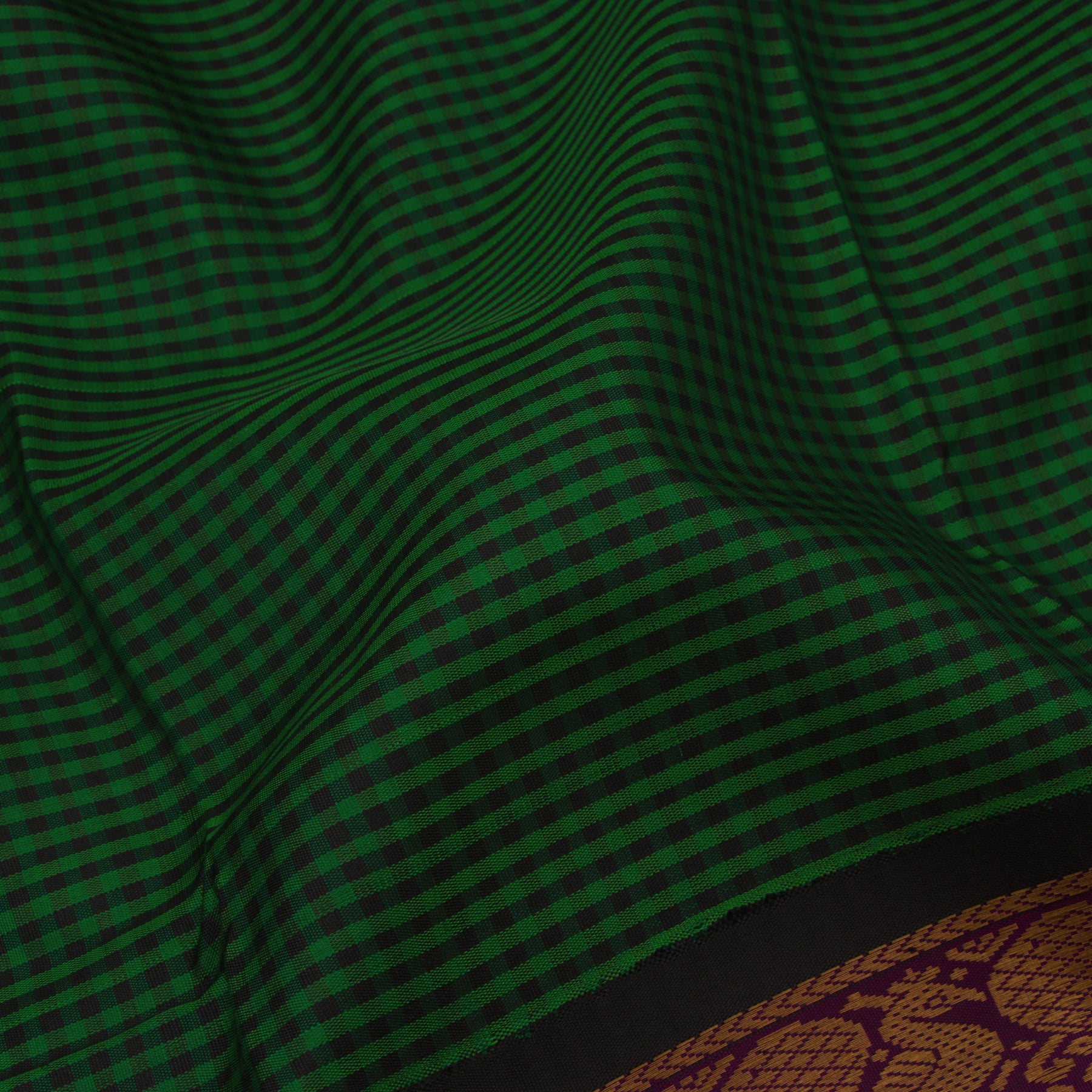 Kanakavalli Kanjivaram Silk Sari 23-613-HS001-02206 - Fabric View