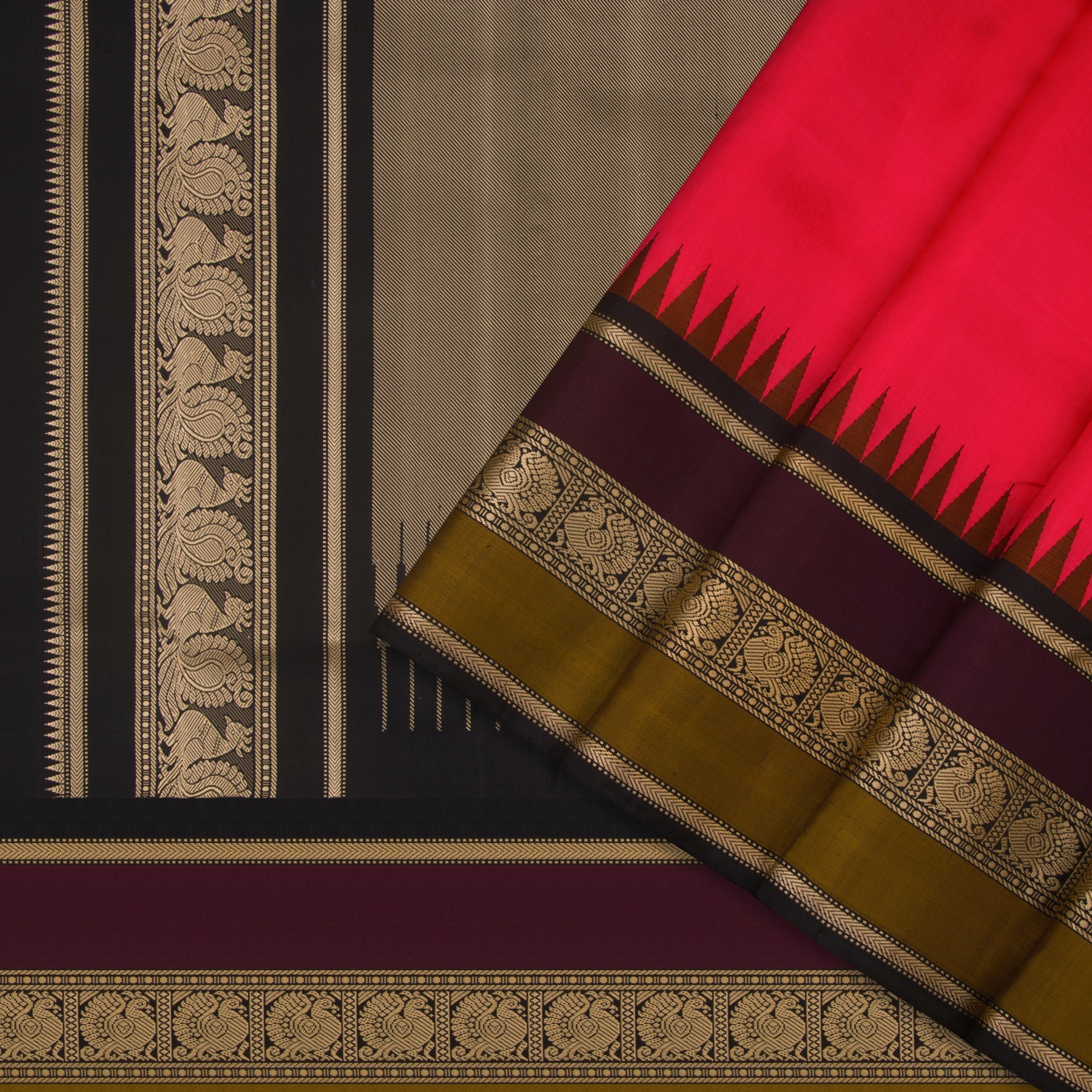 Kanakavalli Kanjivaram Silk Sari 23-613-HS001-02209 - Cover View