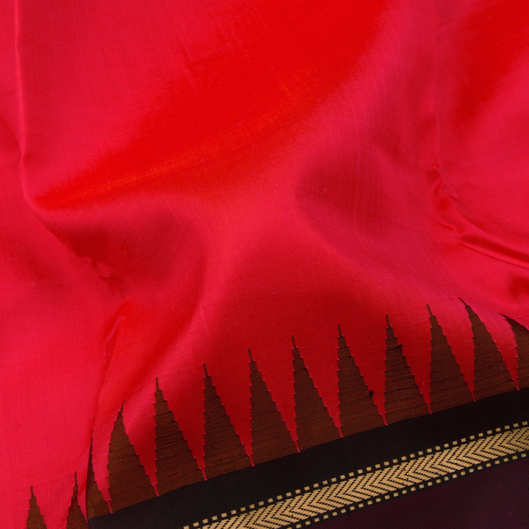 Kanakavalli Kanjivaram Silk Sari 23-613-HS001-02209 - Fabric View