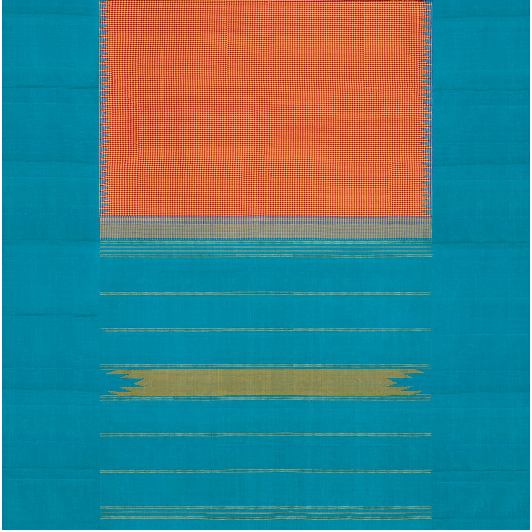 Kanakavalli Kanjivaram Silk Sari 23-613-HS001-07060 - Full View