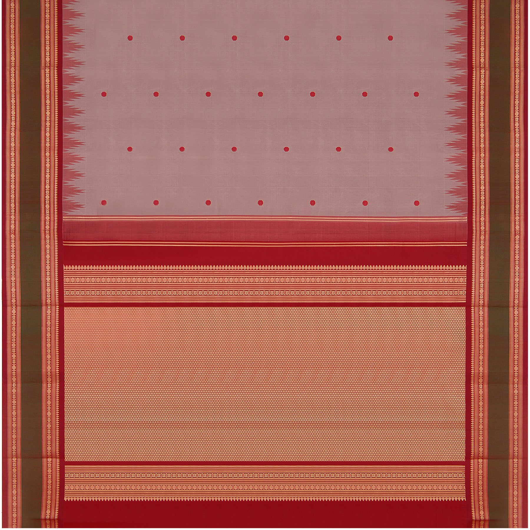 Kanakavalli Kanjivaram Silk Sari 23-613-HS001-07079 - Full View