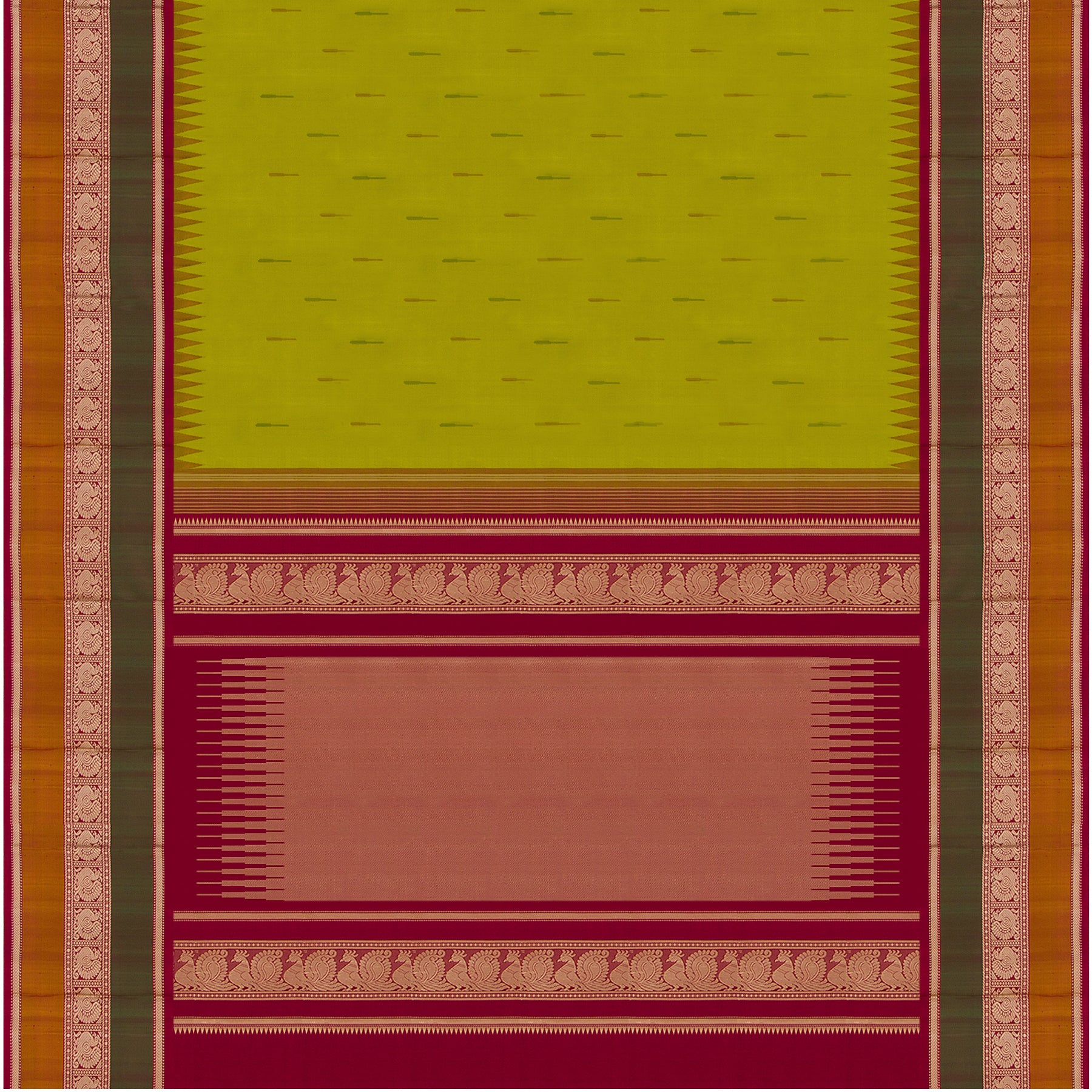 Kanakavalli Kanjivaram Silk Sari 23-613-HS001-12029 - Full View