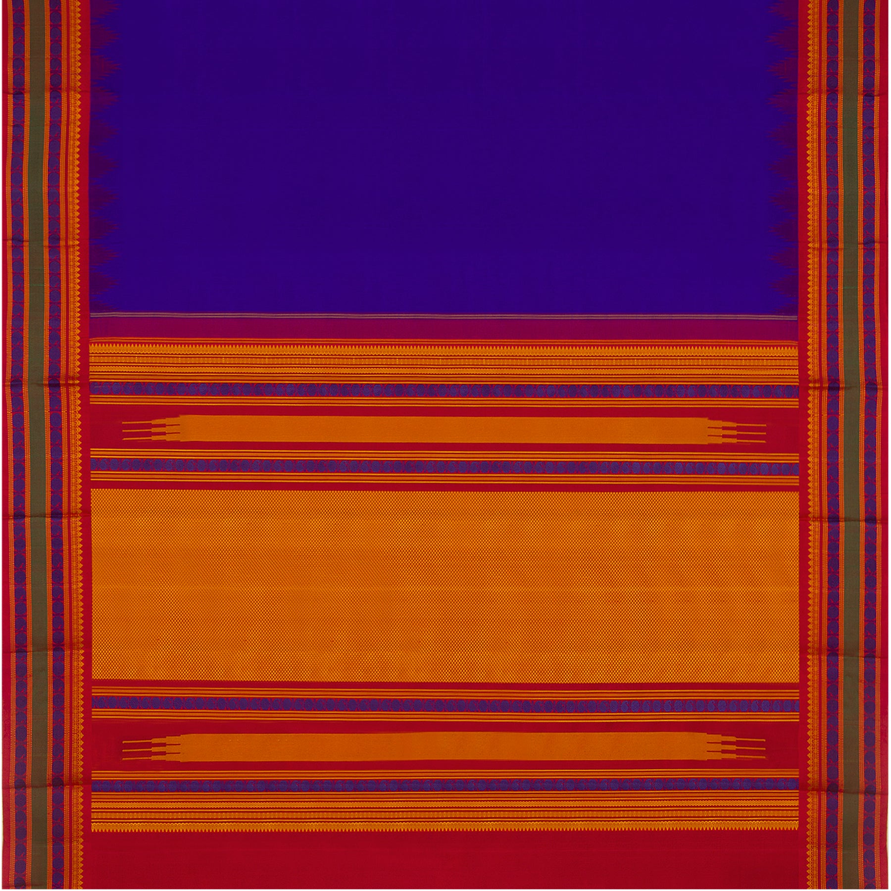 Kanakavalli Kanjivaram Silk Sari 23-613-HS001-12036 - Full View
