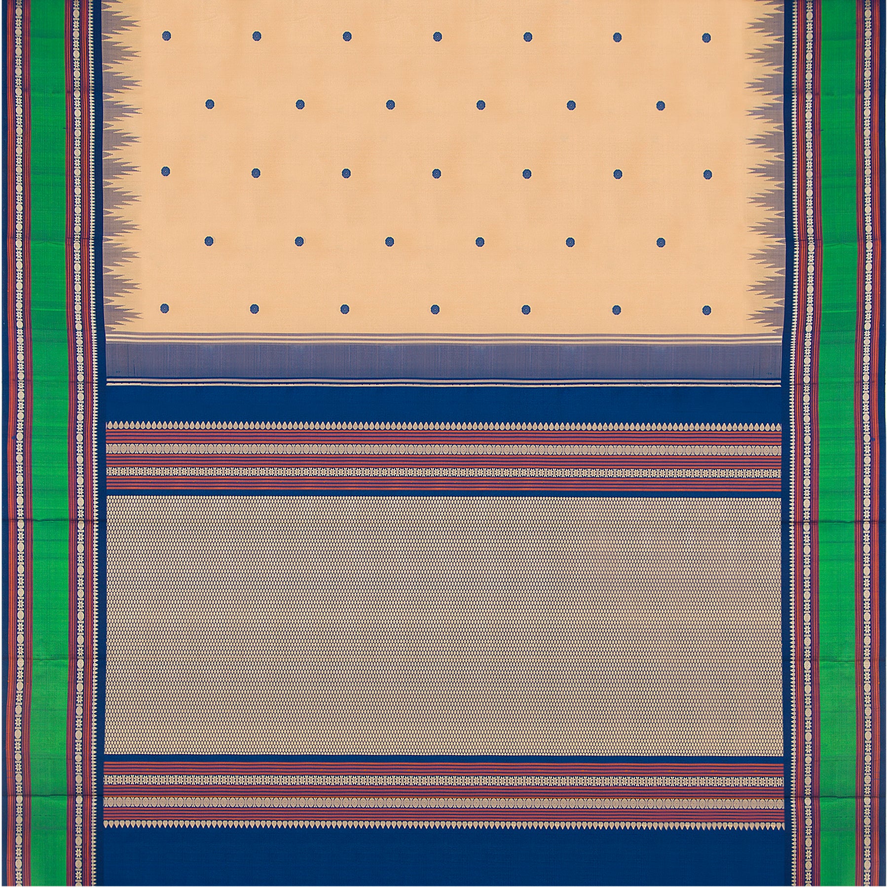 Kanakavalli Kanjivaram Silk Sari 23-613-HS001-12037 - Full View
