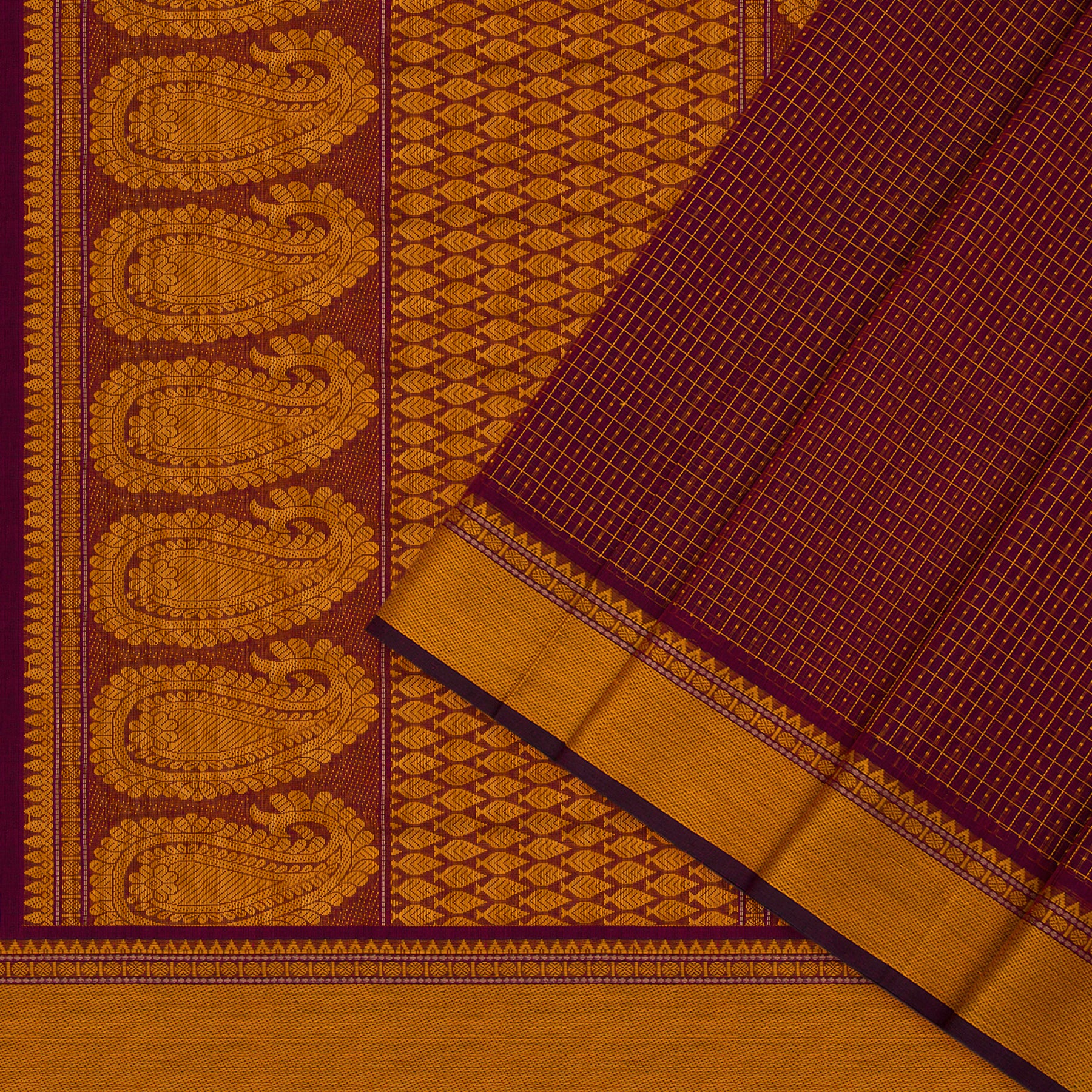 Kanakavalli Kanchi Cotton Sari 23-613-HS003-02654 - Cover View