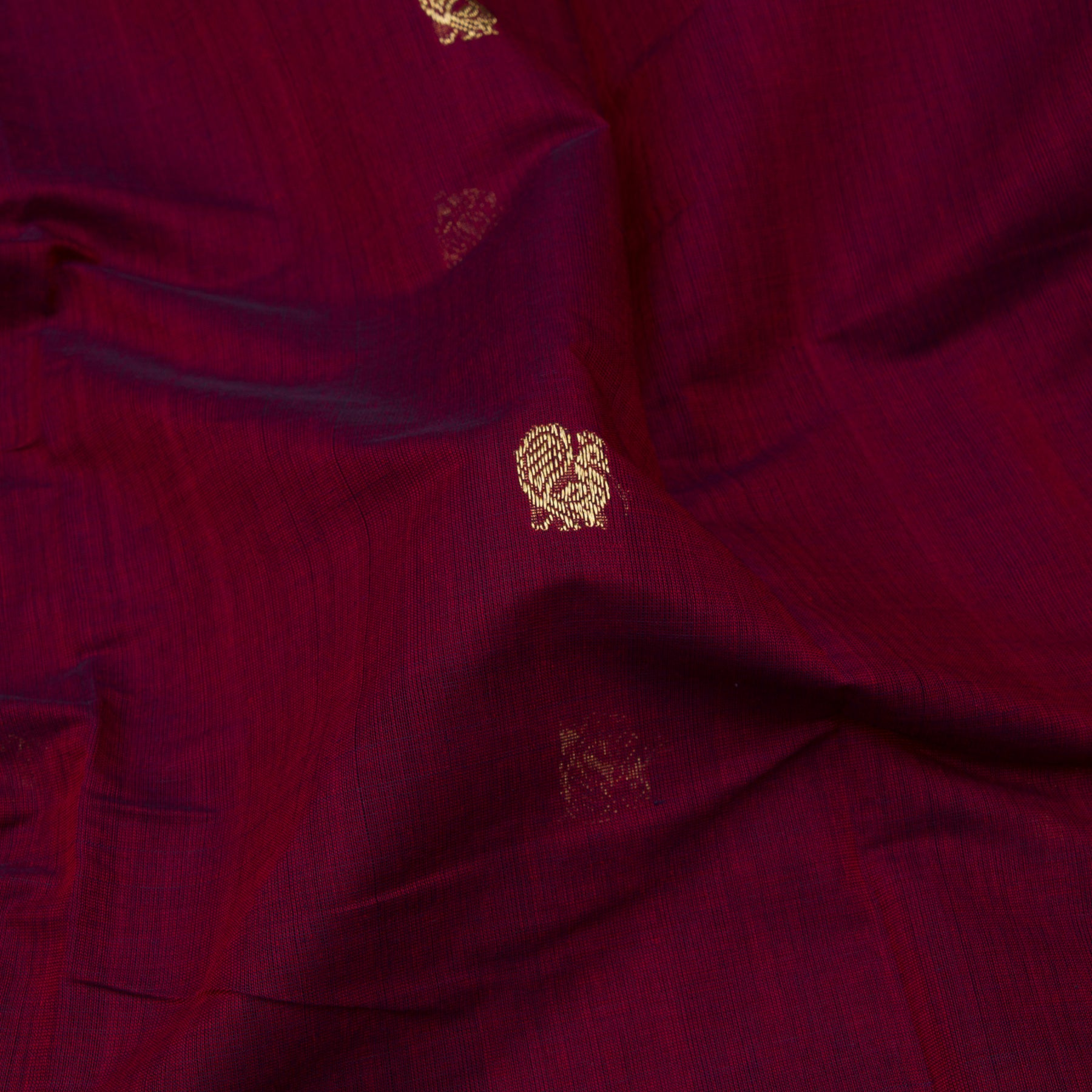 Kanakavalli Kanchi Cotton Sari 23-613-HS003-03460 - Fabric View