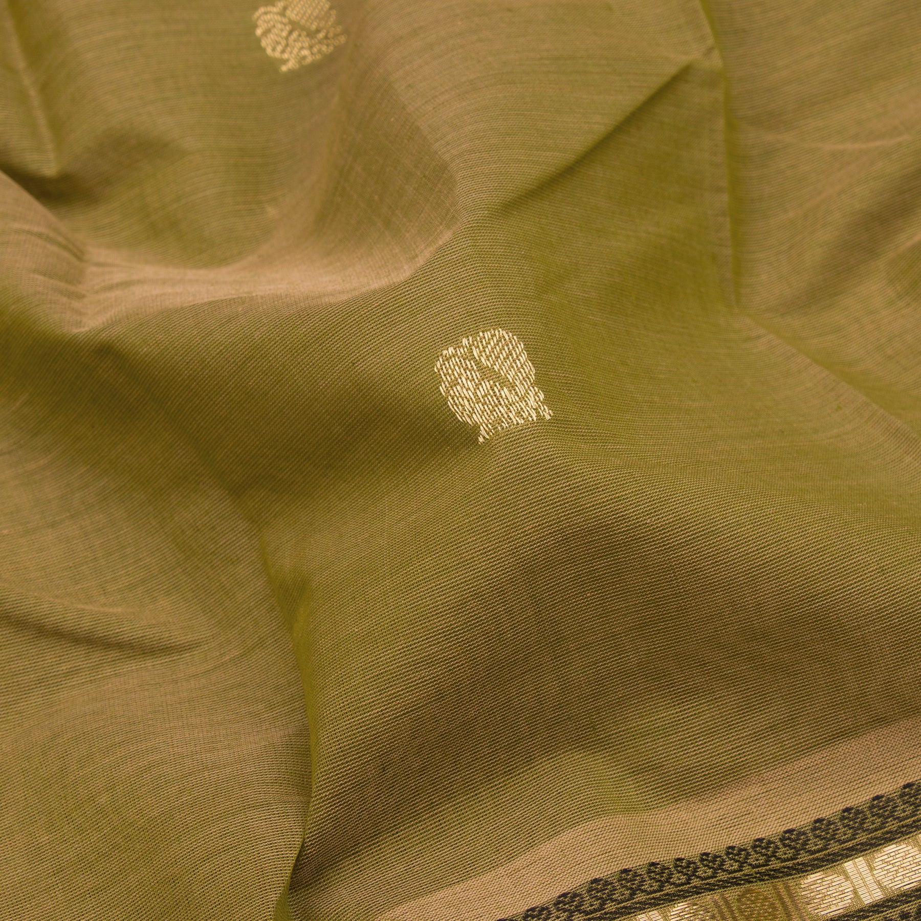Kanakavalli Kanchi Cotton Sari 23-613-HS003-03466 - Fabric View