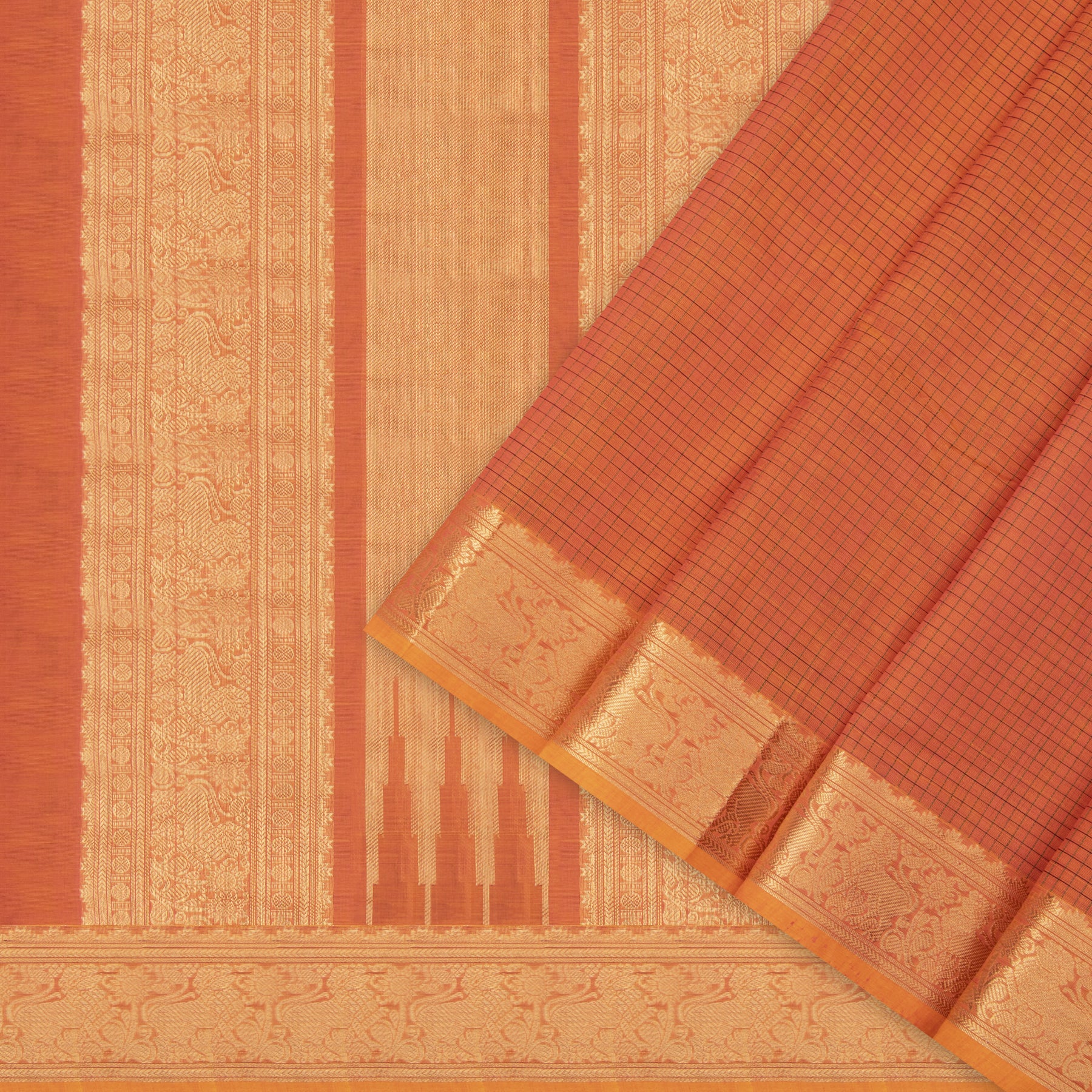 Kanakavalli Kanchi Cotton Sari 23-613-HS003-06442 - Cover View