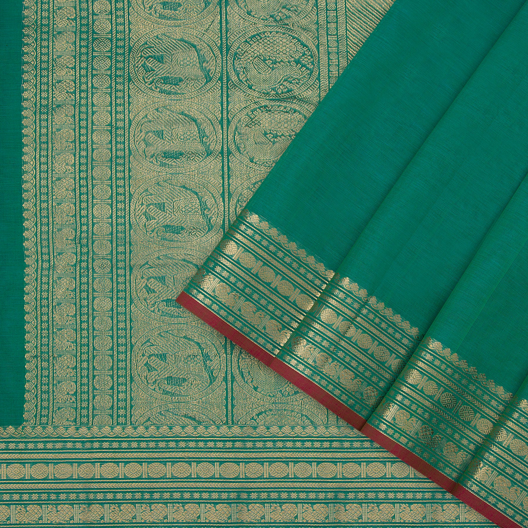 Kanakavalli Kanchi Cotton Sari 23-613-HS003-08514 - Cover View