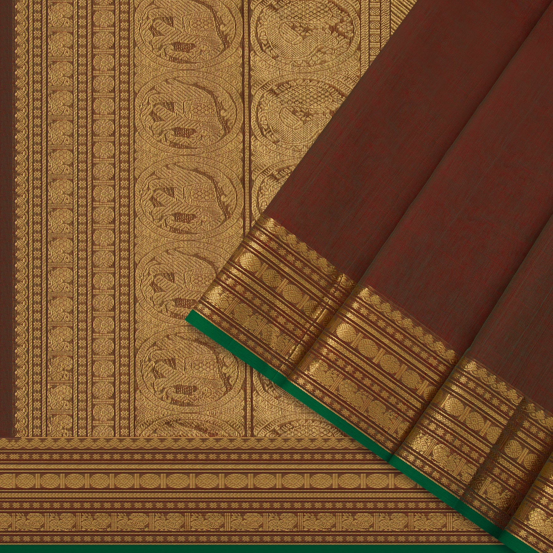 Kanakavalli Kanchi Cotton Sari 23-613-HS003-08515 - Cover View