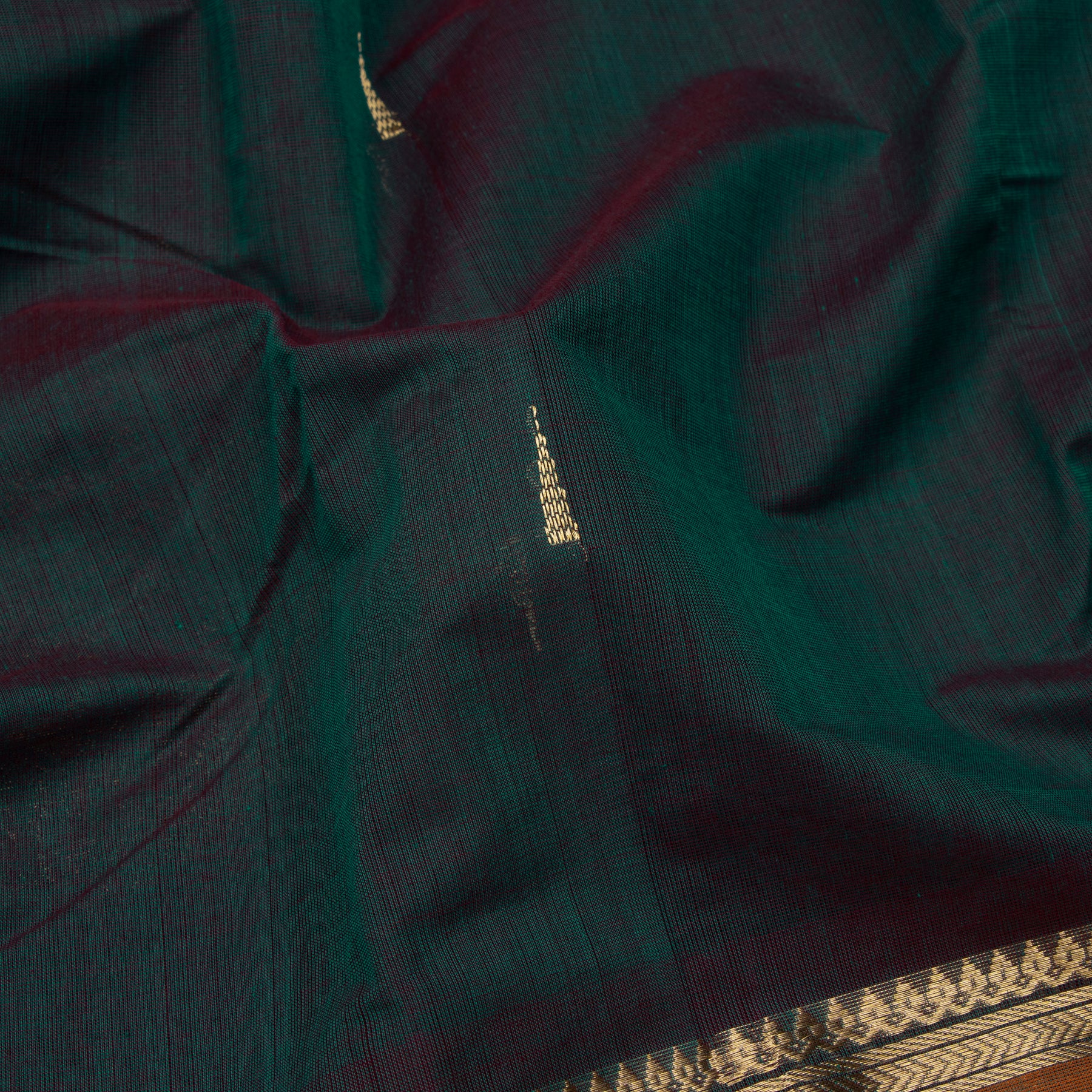 Kanakavalli Kanchi Cotton Sari 23-613-HS003-08519 - Fabric View