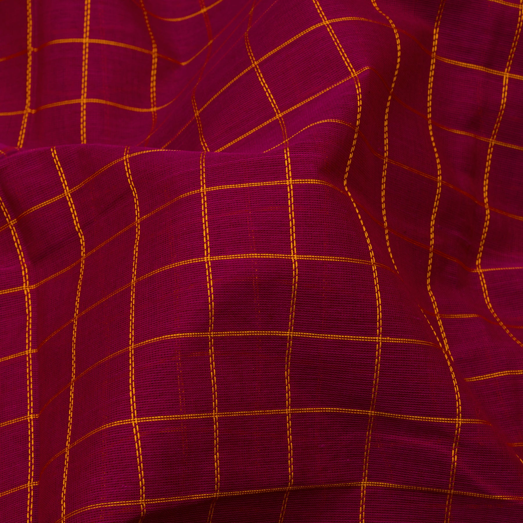 Kanakavalli Kanchi Cotton Sari 23-613-HS003-08549 - Fabric View