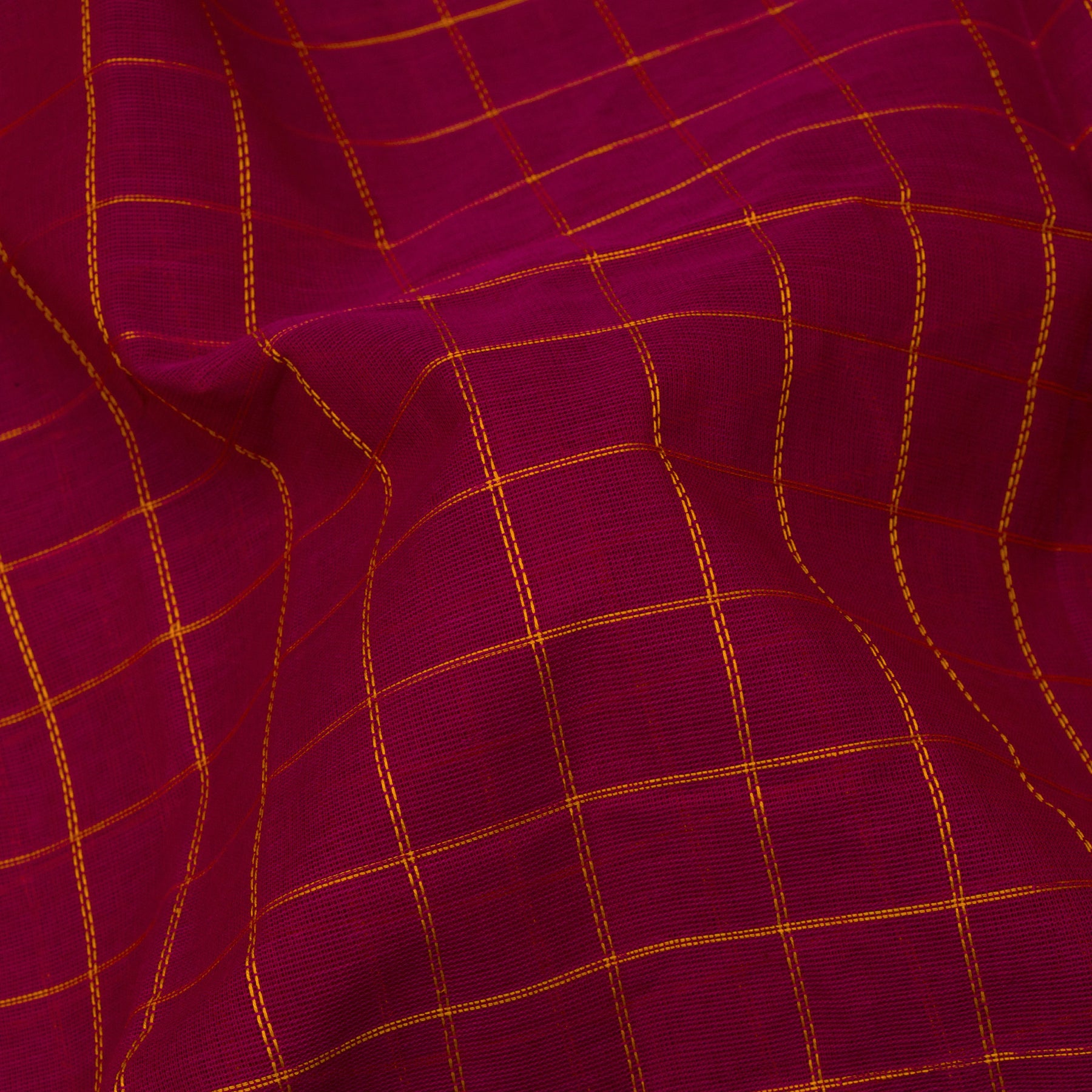 Kanakavalli Kanchi Cotton Sari 23-613-HS003-08574 - Fabric View