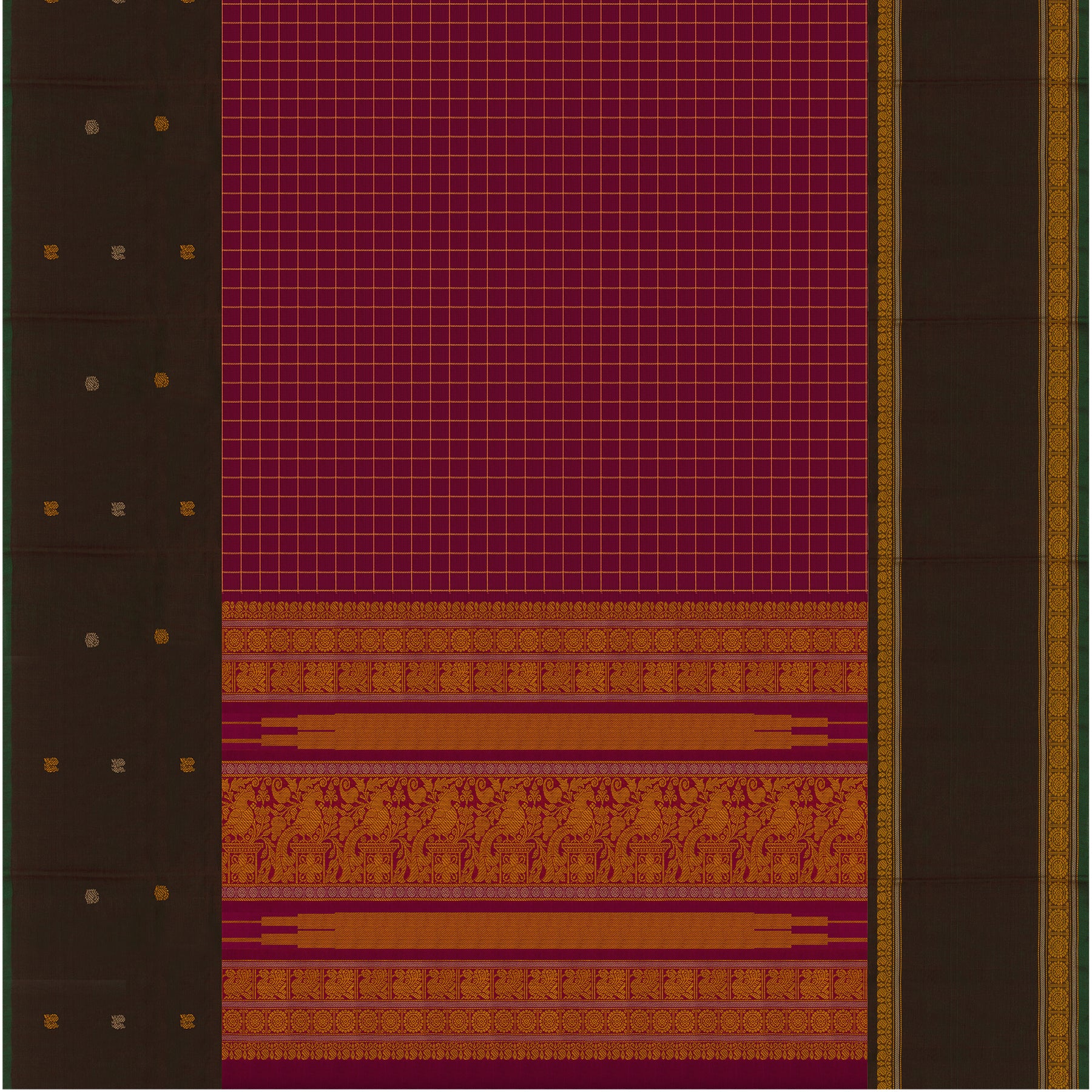 Kanakavalli Kanchi Cotton Sari 23-613-HS003-08574 - Full View