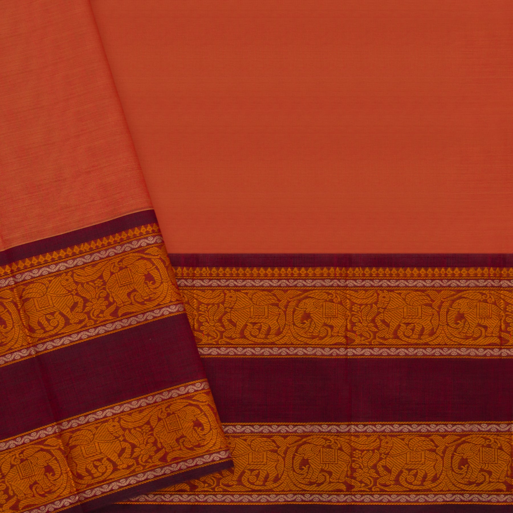 Kanakavalli Kanchi Cotton Sari 23-613-HS003-08616 - Blouse View