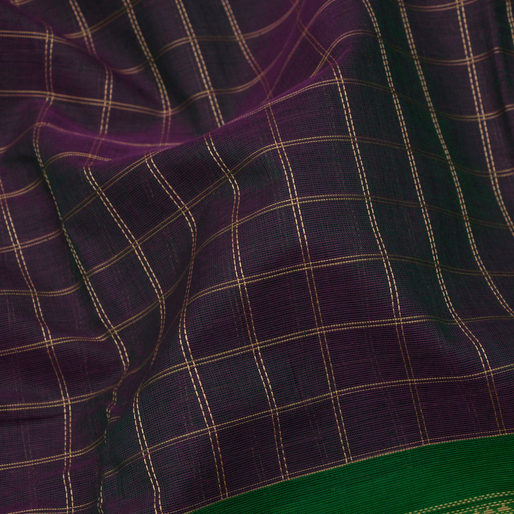 Kanakavalli Kanchi Cotton Sari 23-613-HS003-08626 - Fabric View
