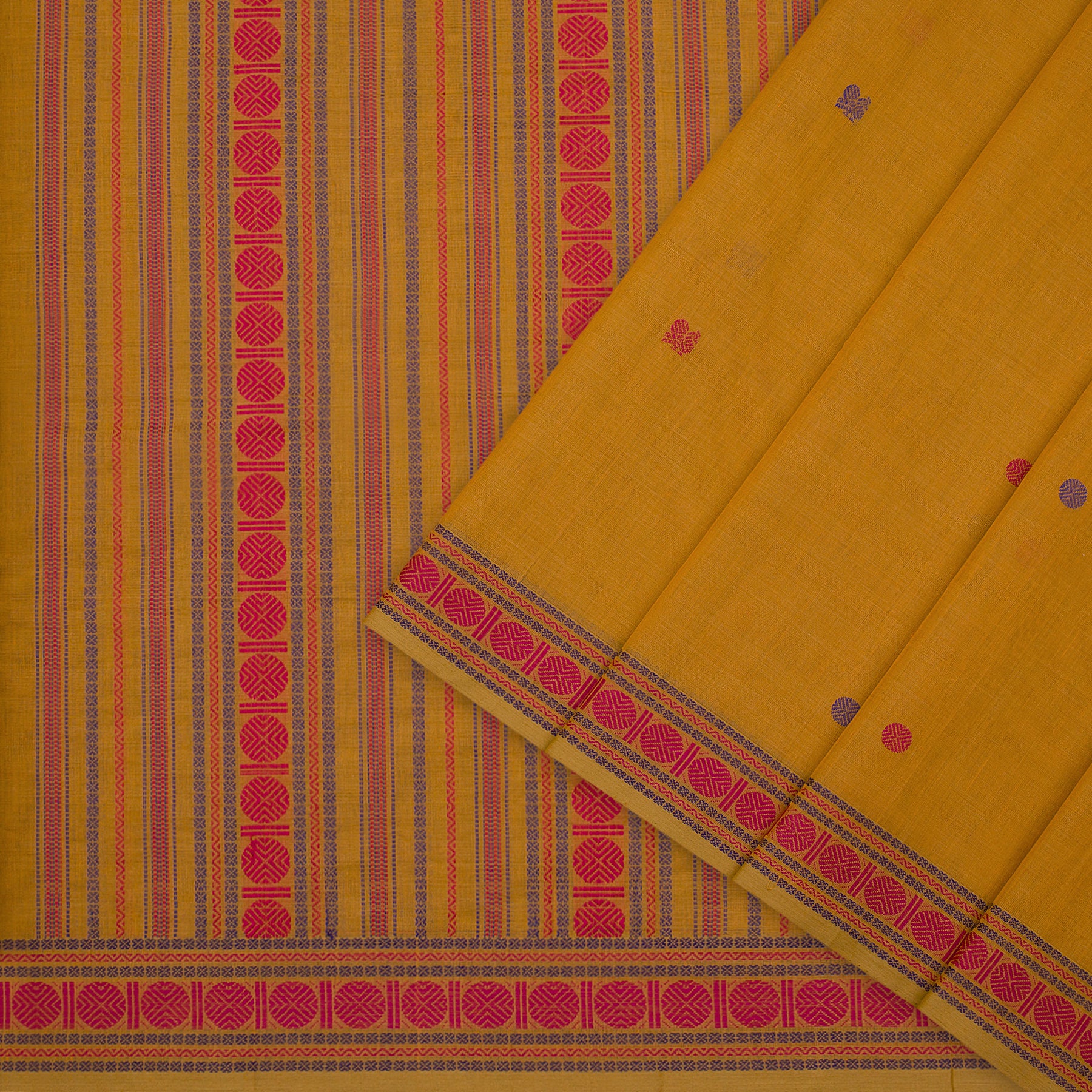 Kanakavalli Kanchi Cotton Sari 23-613-HS003-09476 - Cover View