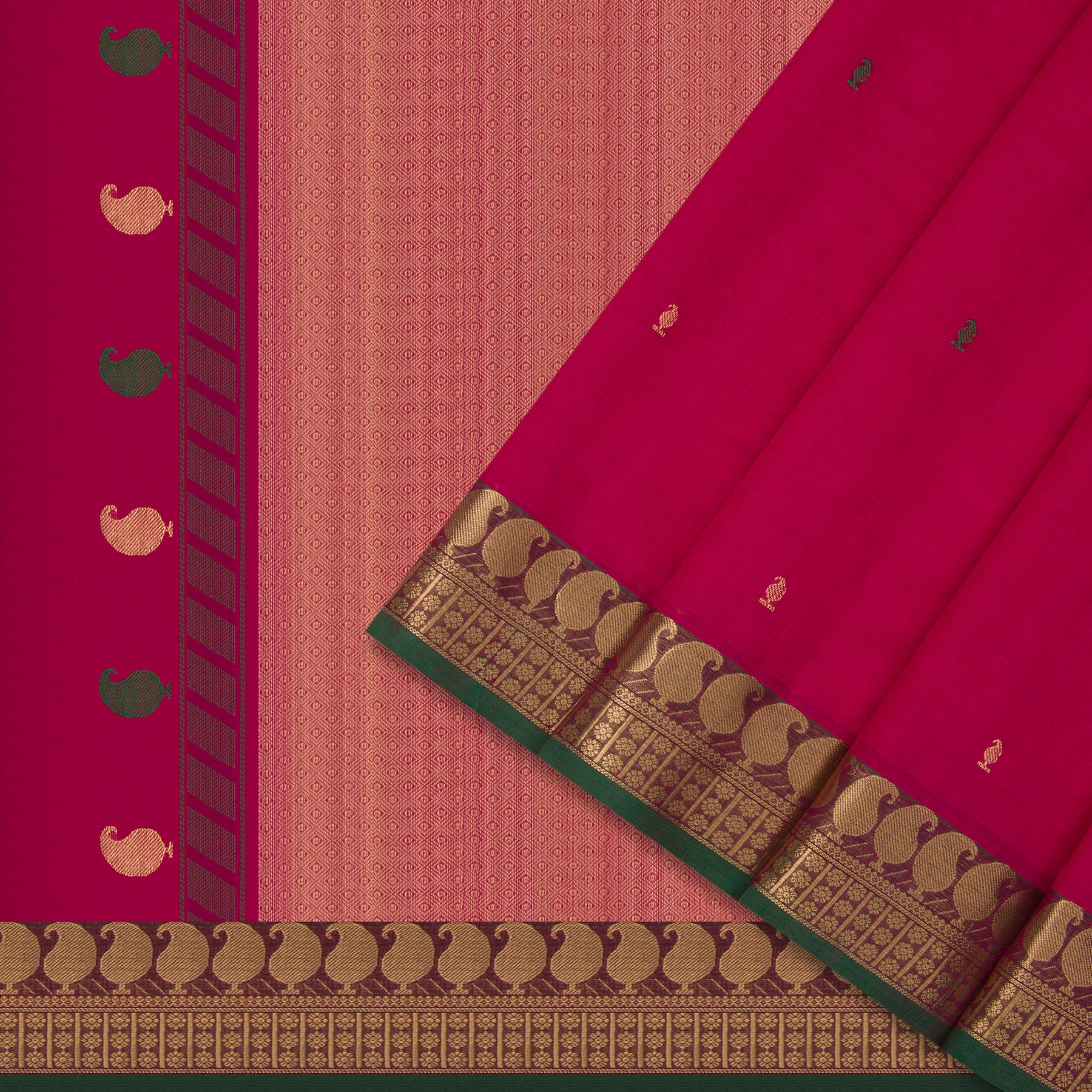 Kanakavalli Silk/Cotton Sari 23-613-HS005-09507 - Cover View