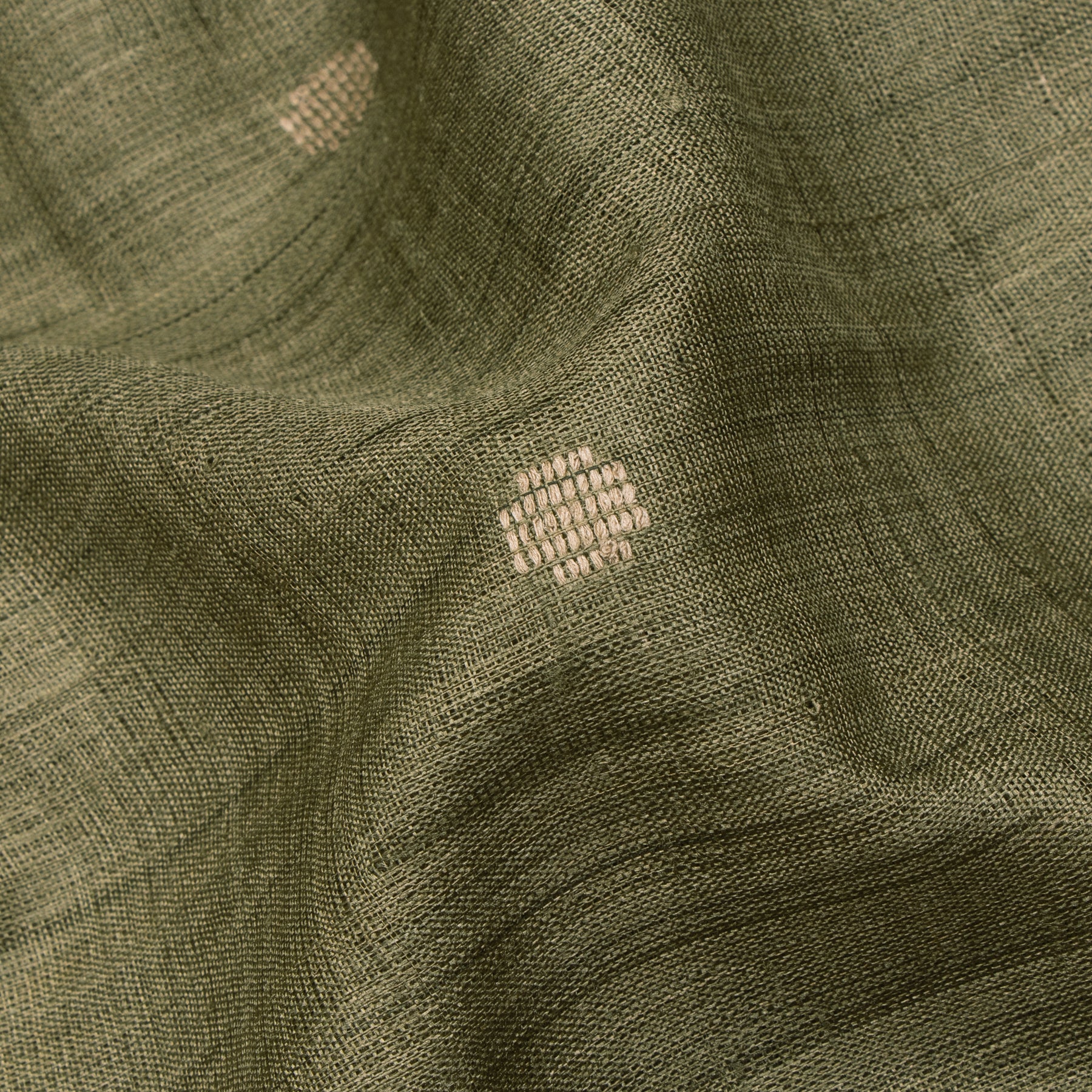 Pradeep Pillai Tussore Silk Sari 24-008-HS002-00619 - Fabric View