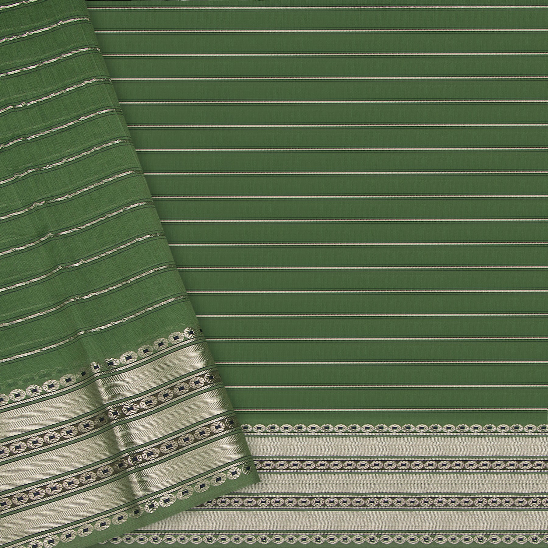 Pradeep Pillai Chanderi Silk/Cotton Sari 25-008-HS002-00400 - Blouse View