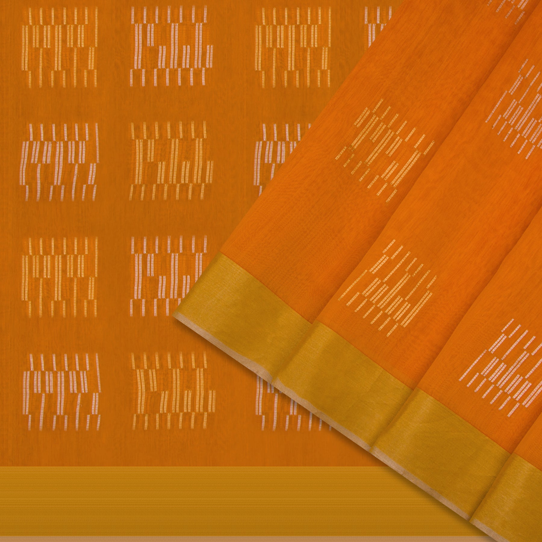 Pradeep Pillai Chanderi Silk Sari 24-008-HS002-00666 - Cover View