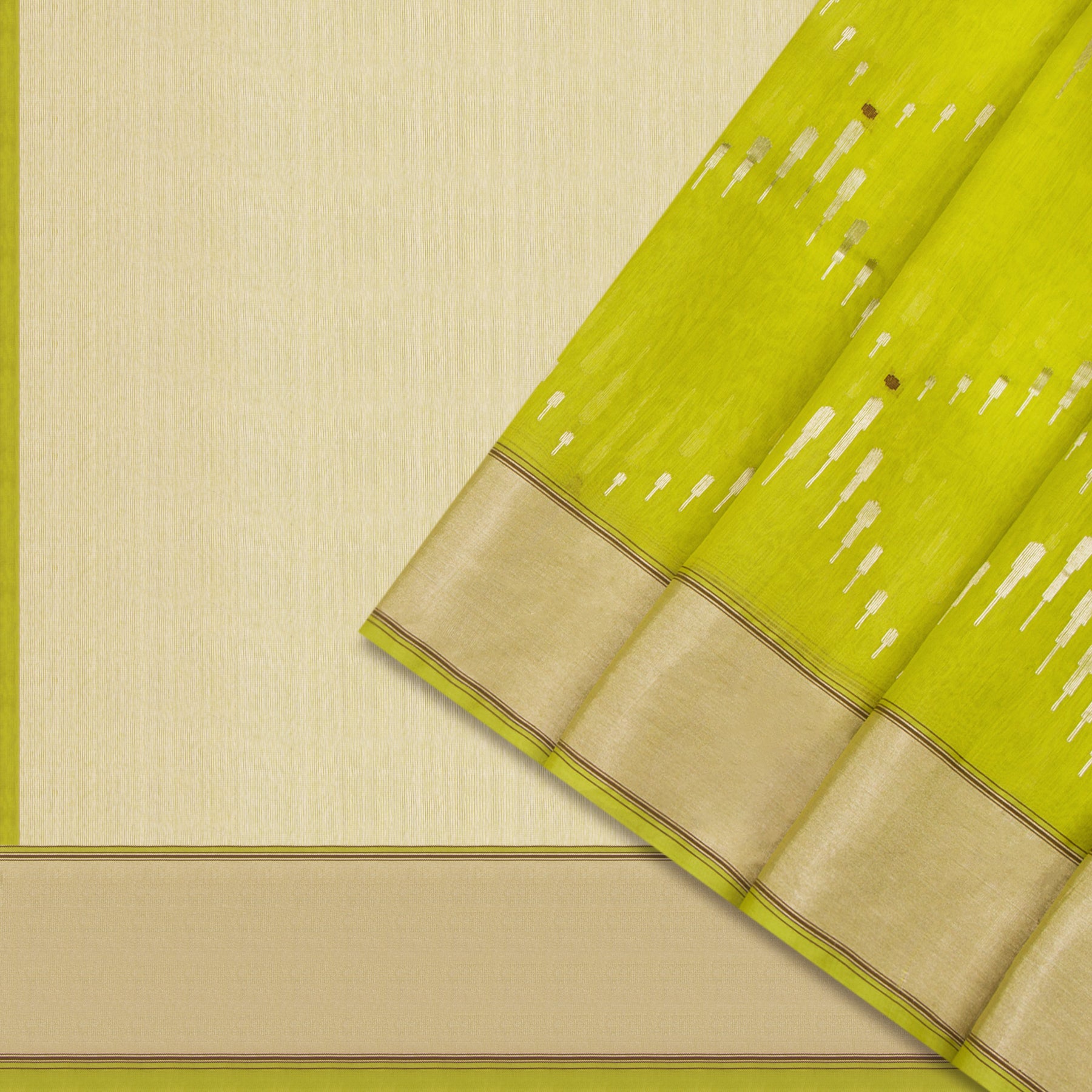 Pradeep Pillai Chanderi Silk Sari 24-008-HS002-00681 - Cover View