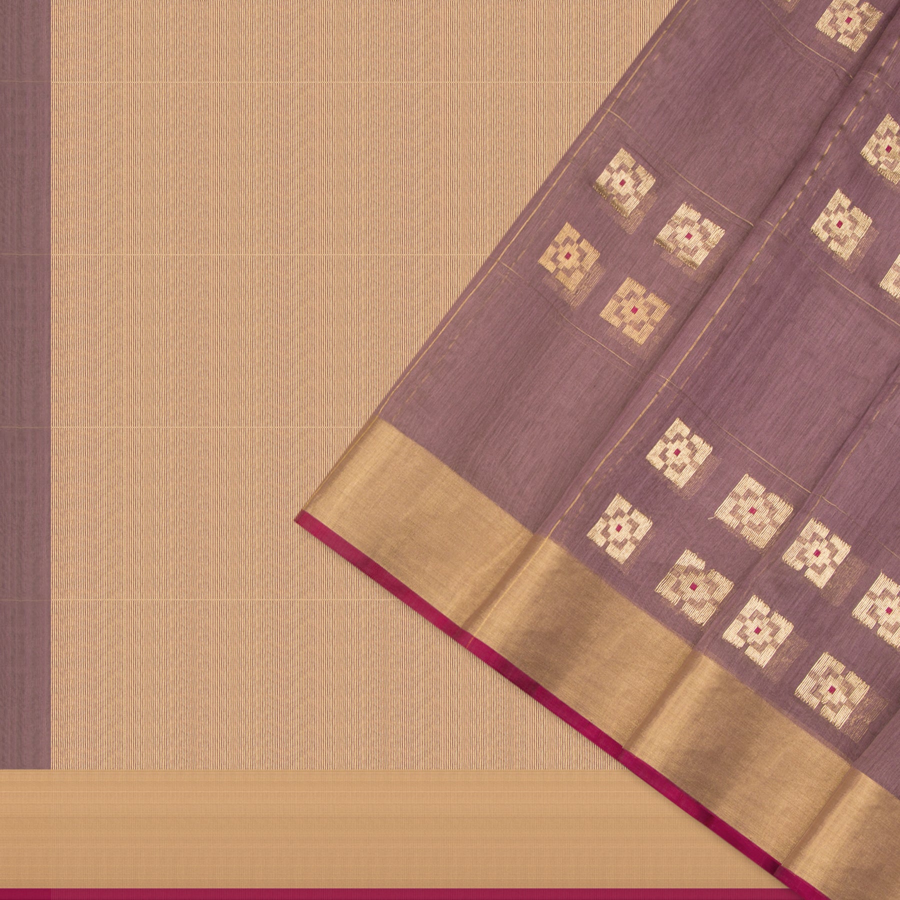 Pradeep Pillai Chanderi Silk Sari 24-008-HS002-00685 - Cover View