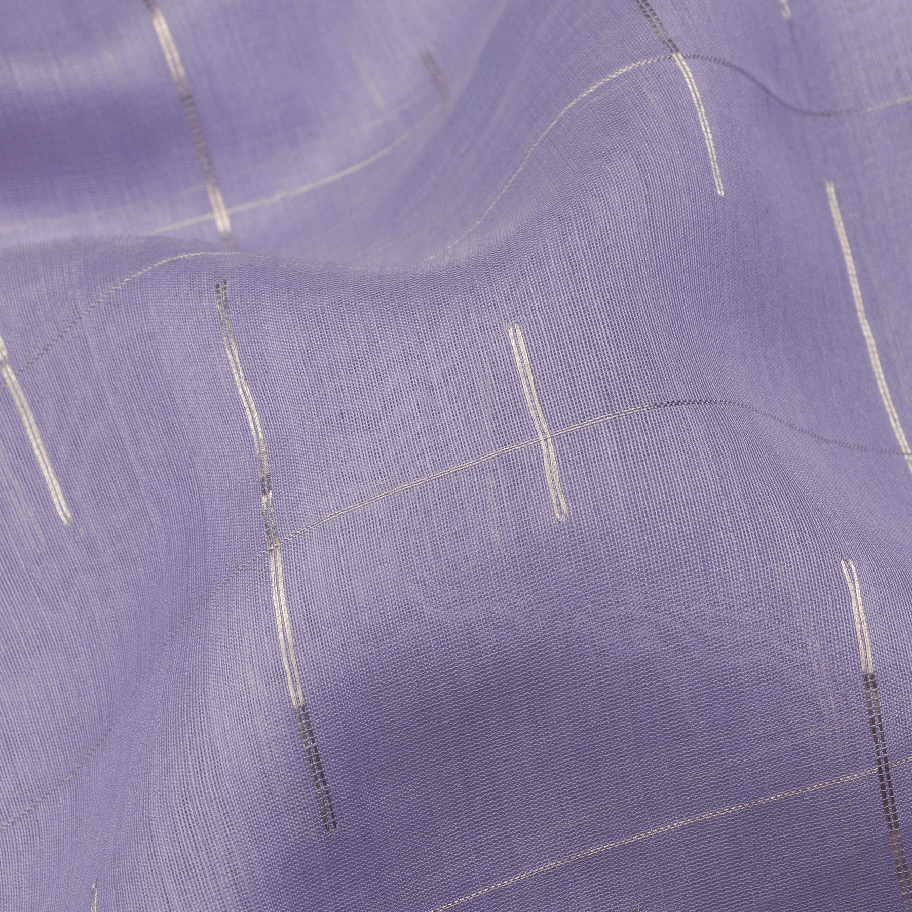 Pradeep Pillai Chanderi Silk Sari 24-008-HS002-00737 - Fabric View