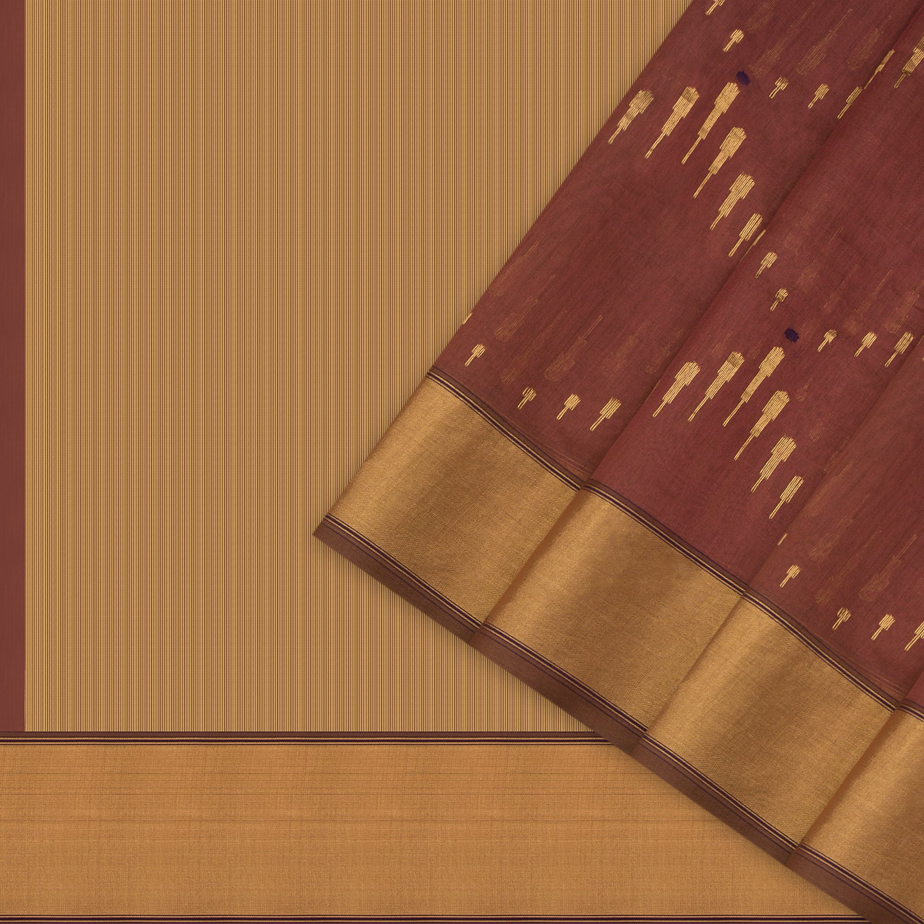 Pradeep Pillai Chanderi Silk Sari 24-008-HS002-00753 - Cover View