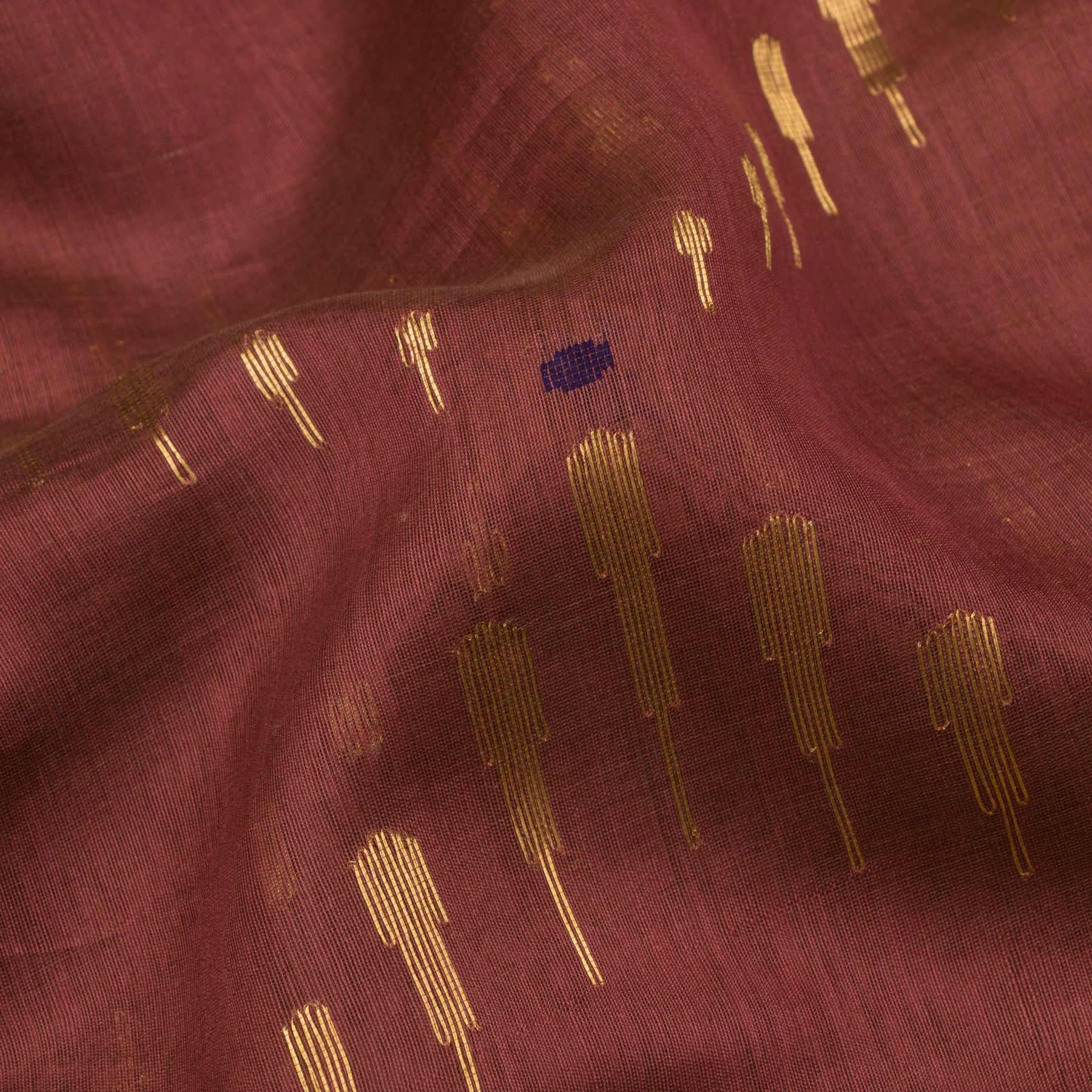 Pradeep Pillai Chanderi Silk Sari 24-008-HS002-00753 - Fabric View