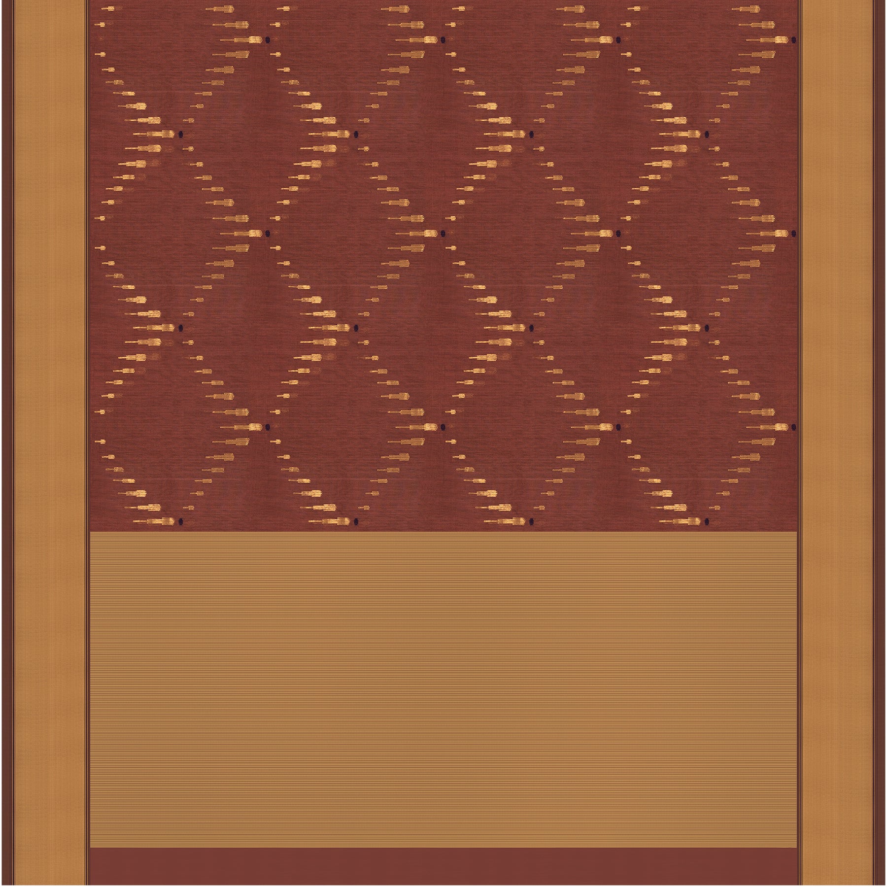 Pradeep Pillai Chanderi Silk Sari 24-008-HS002-00753 - Full View