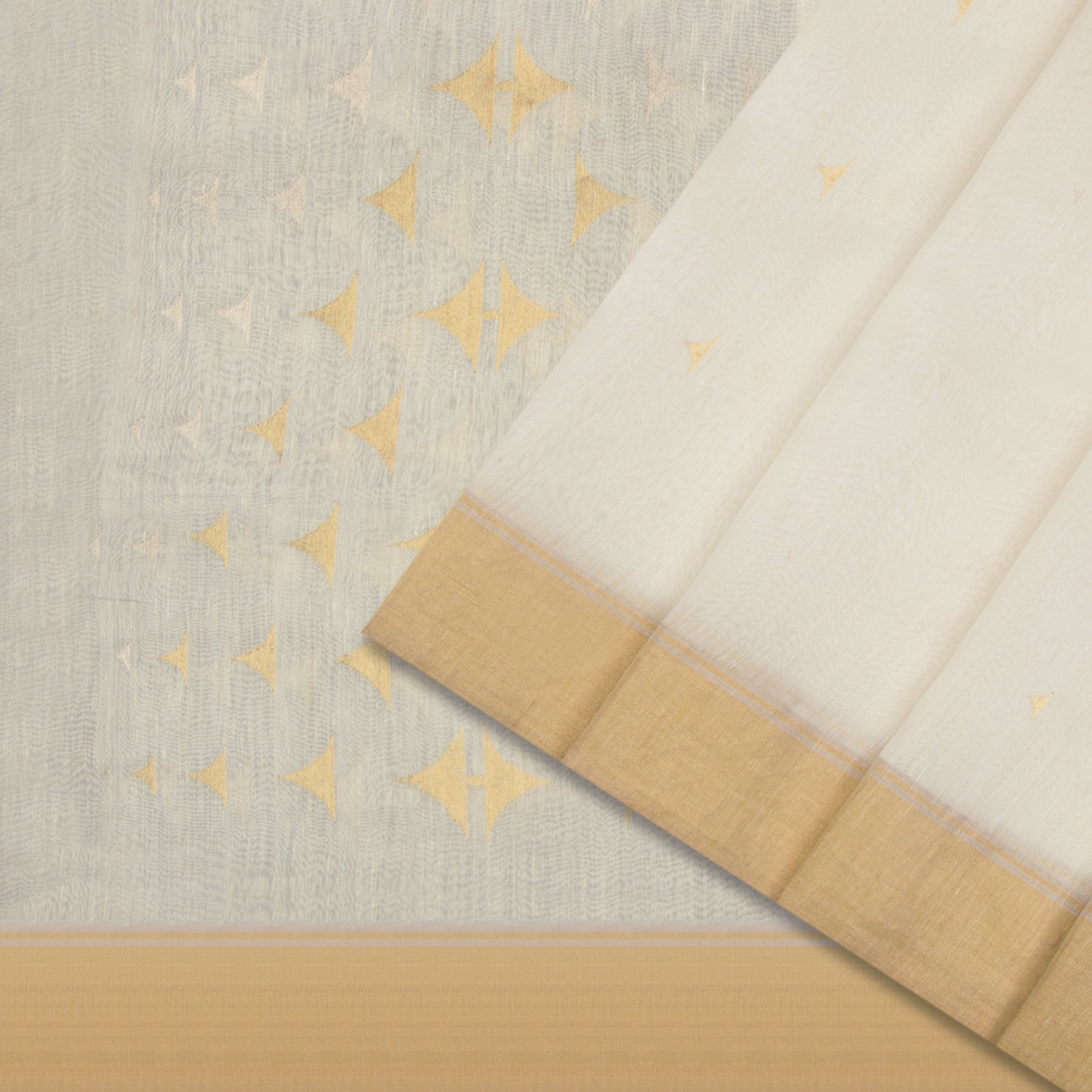 Pradeep Pillai Linen/Silk Sari 24-008-HS004-00152 - Cover View