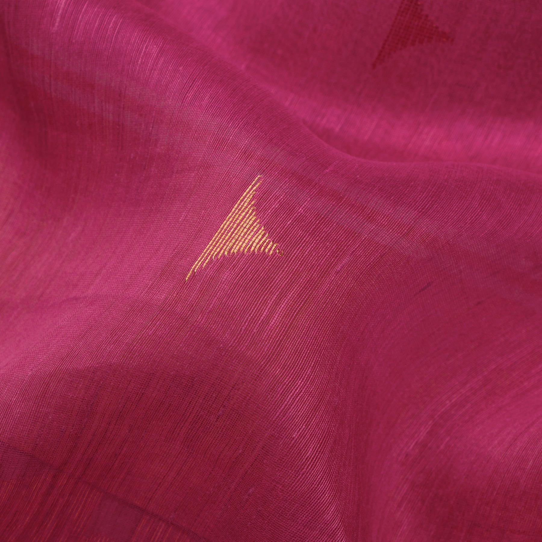 Pradeep Pillai Linen Silk Sari 24-008-HS004-00158 - Fabric View